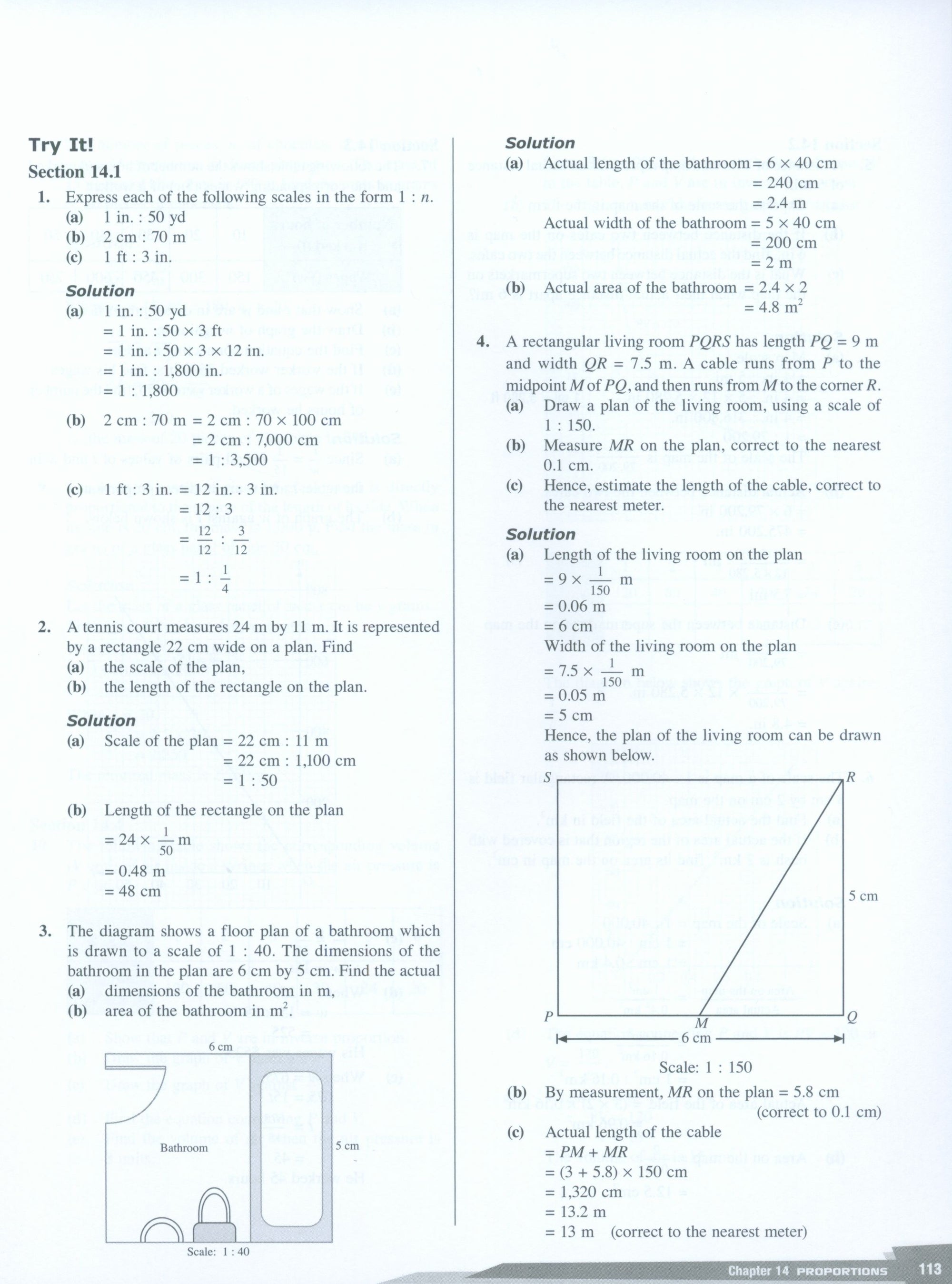 Dimensions Math Teaching Notes and Solutions 7B