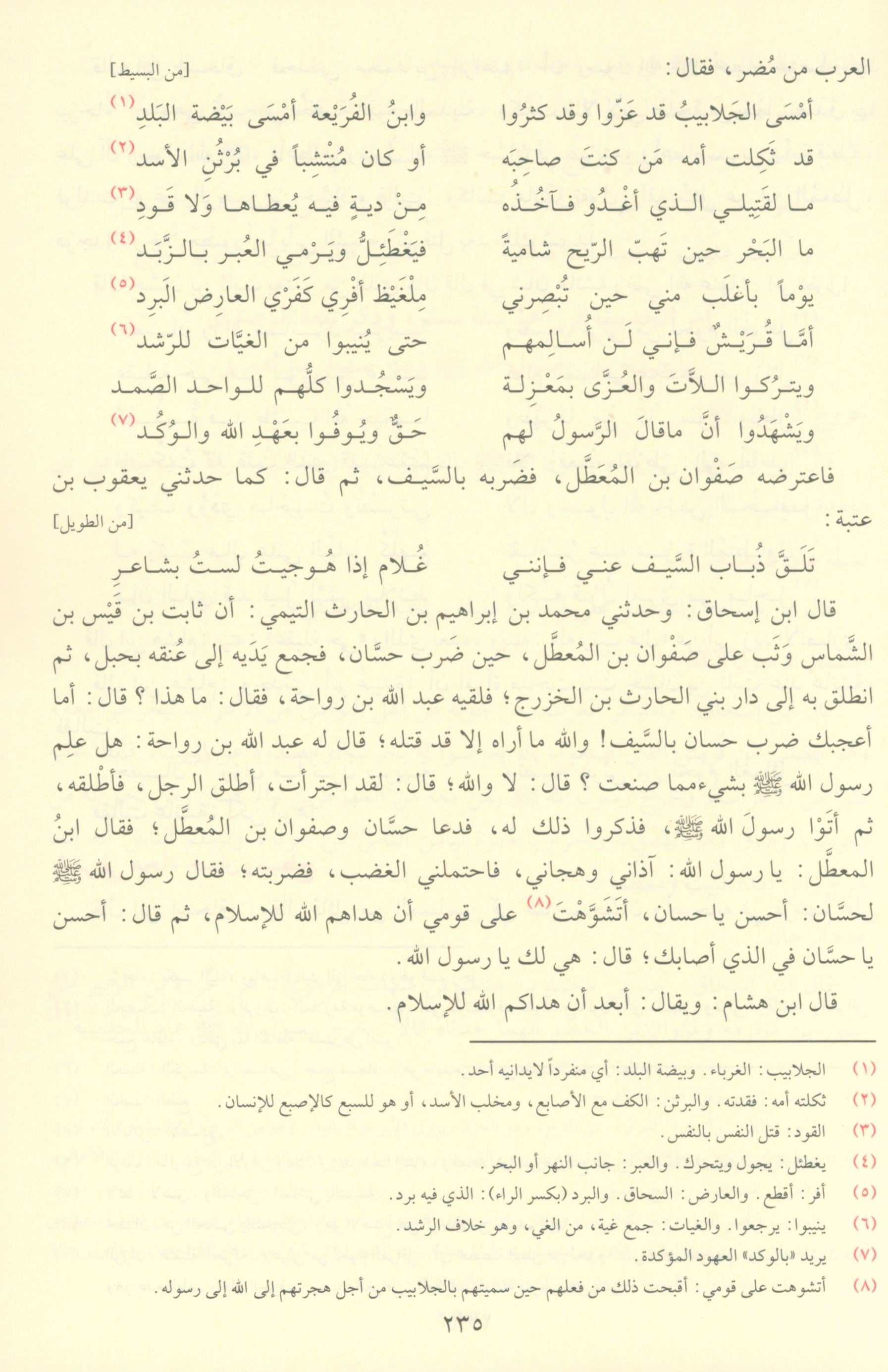 As Seeratul Nabwiya (ابن هشام) السيرة النبوية