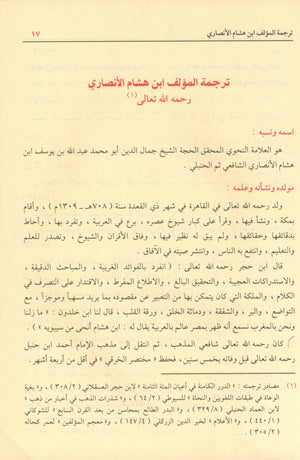 شرح شذور الذهب في معرفة كلام العرب