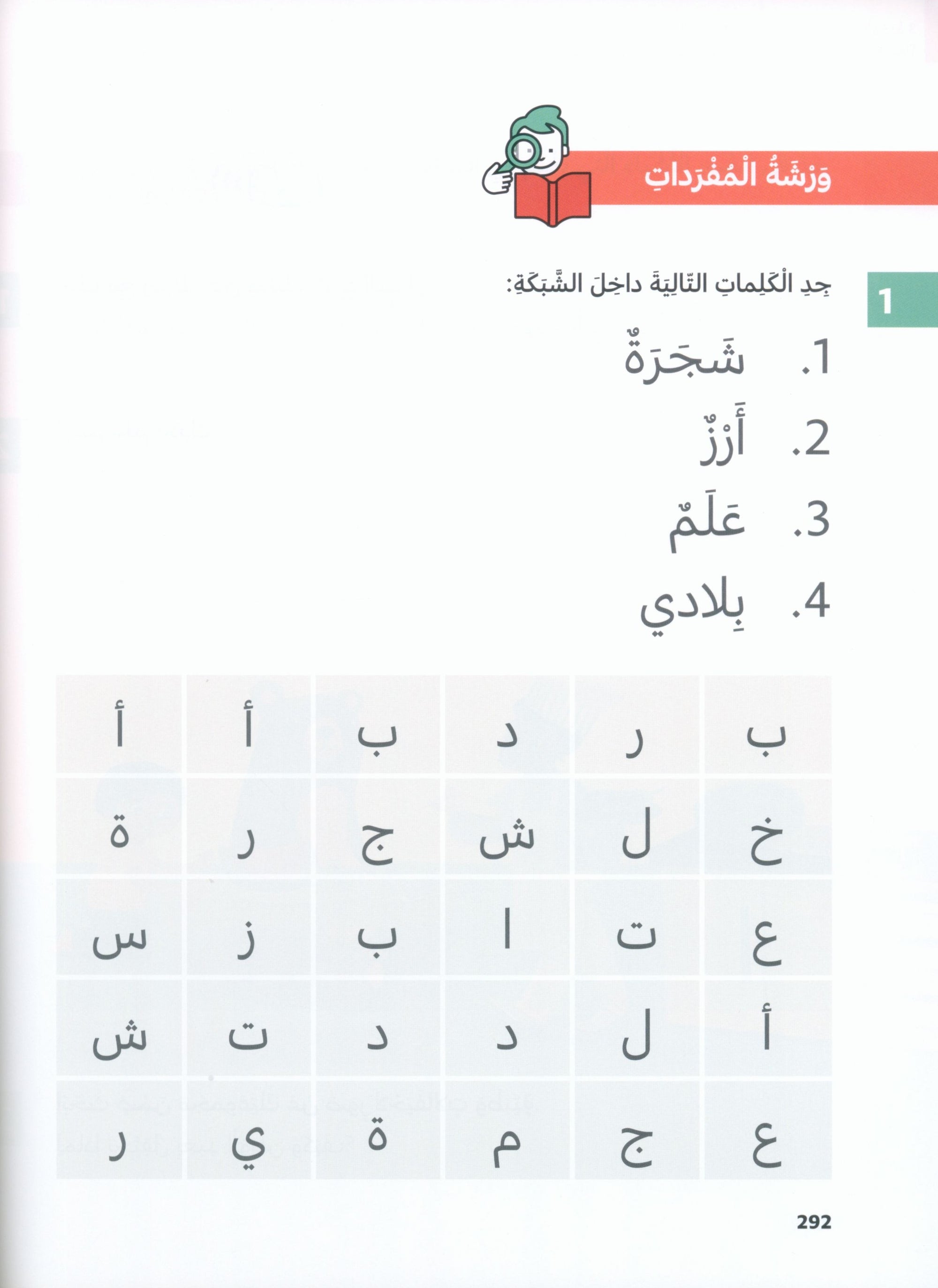In Arabic Textbook: Grade 1 Part 1 بالعربي