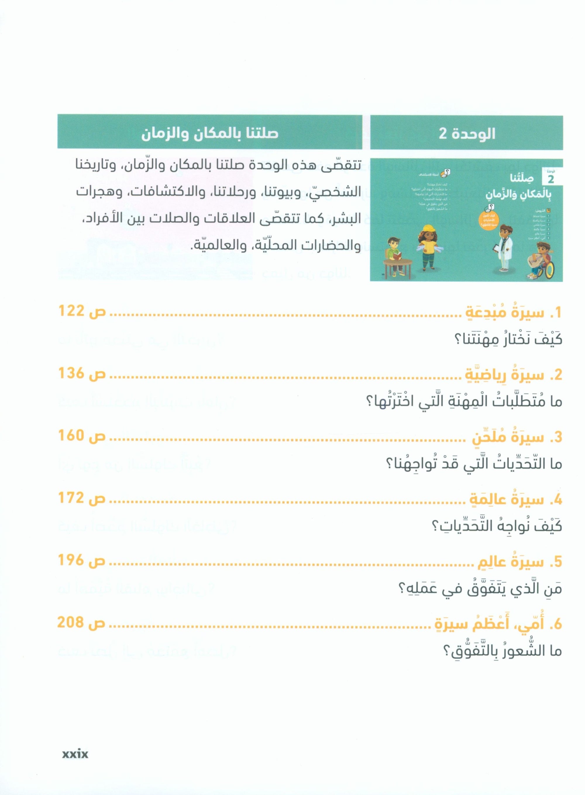 In Arabic Textbook: Grade 6 Part 1 بالعربي