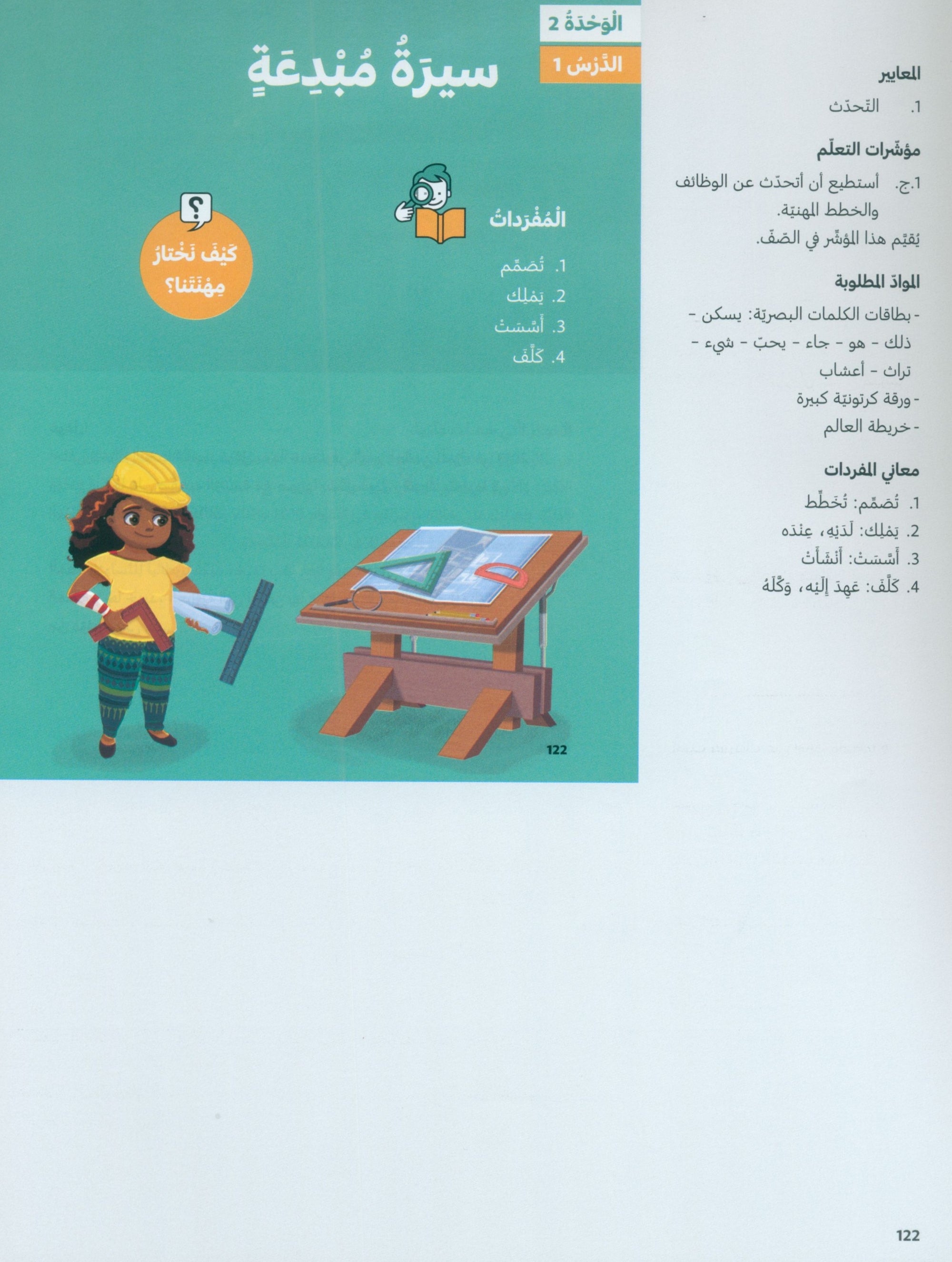 In Arabic Teacher Guide: Grade 6 Part 1 بالعربي