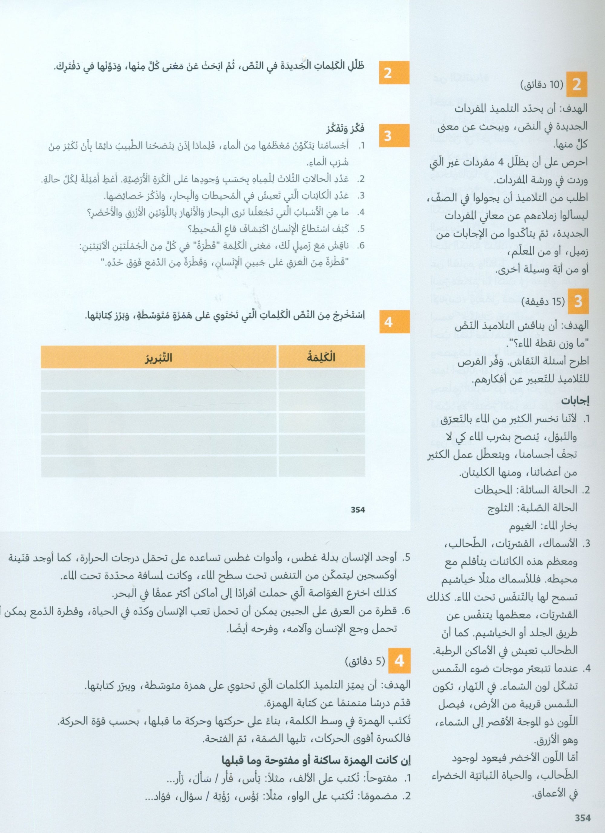 In Arabic Teacher Guide: Grade 6 Part 2 بالعربي