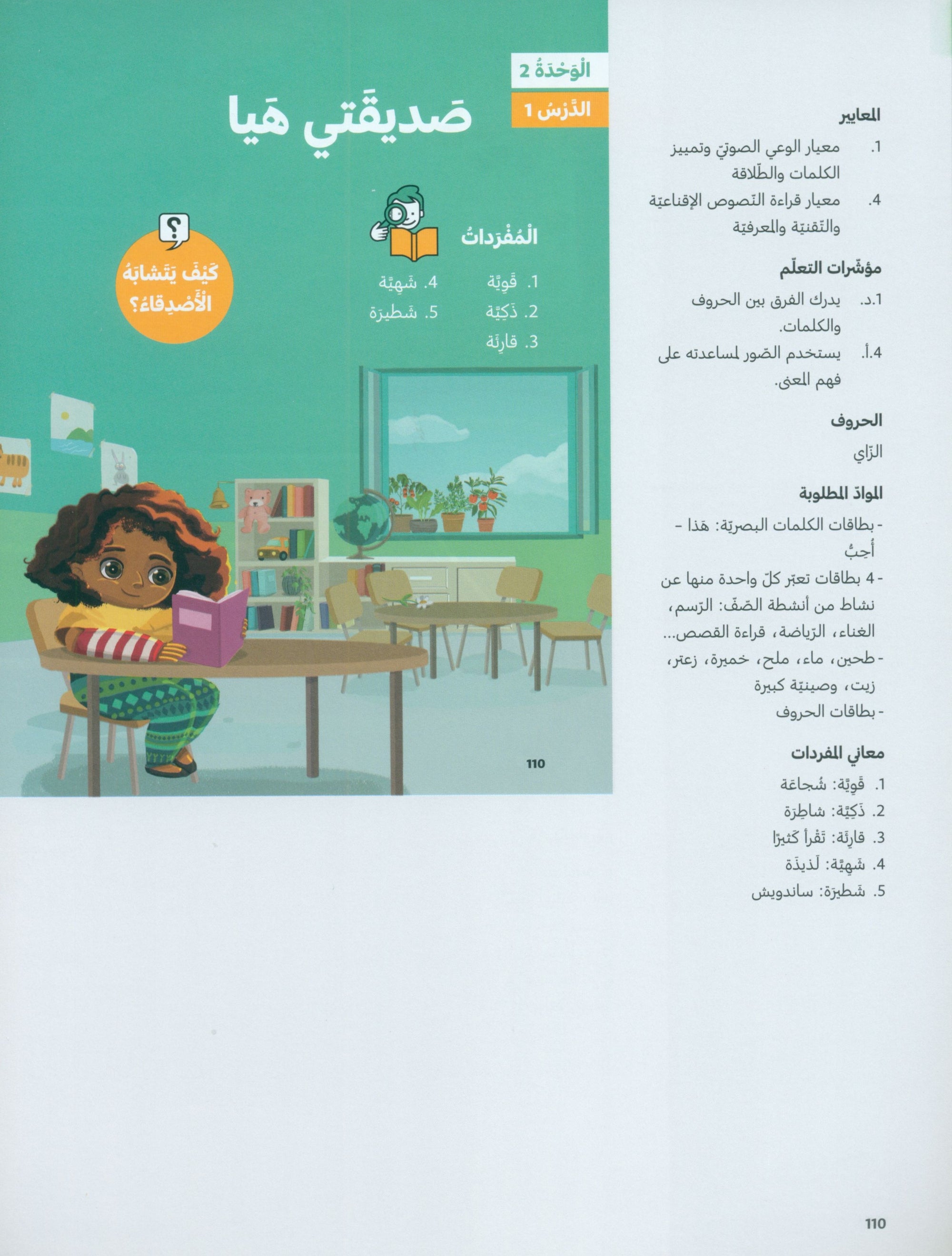 In Arabic Teacher Guide: KG Part 1 بالعربي