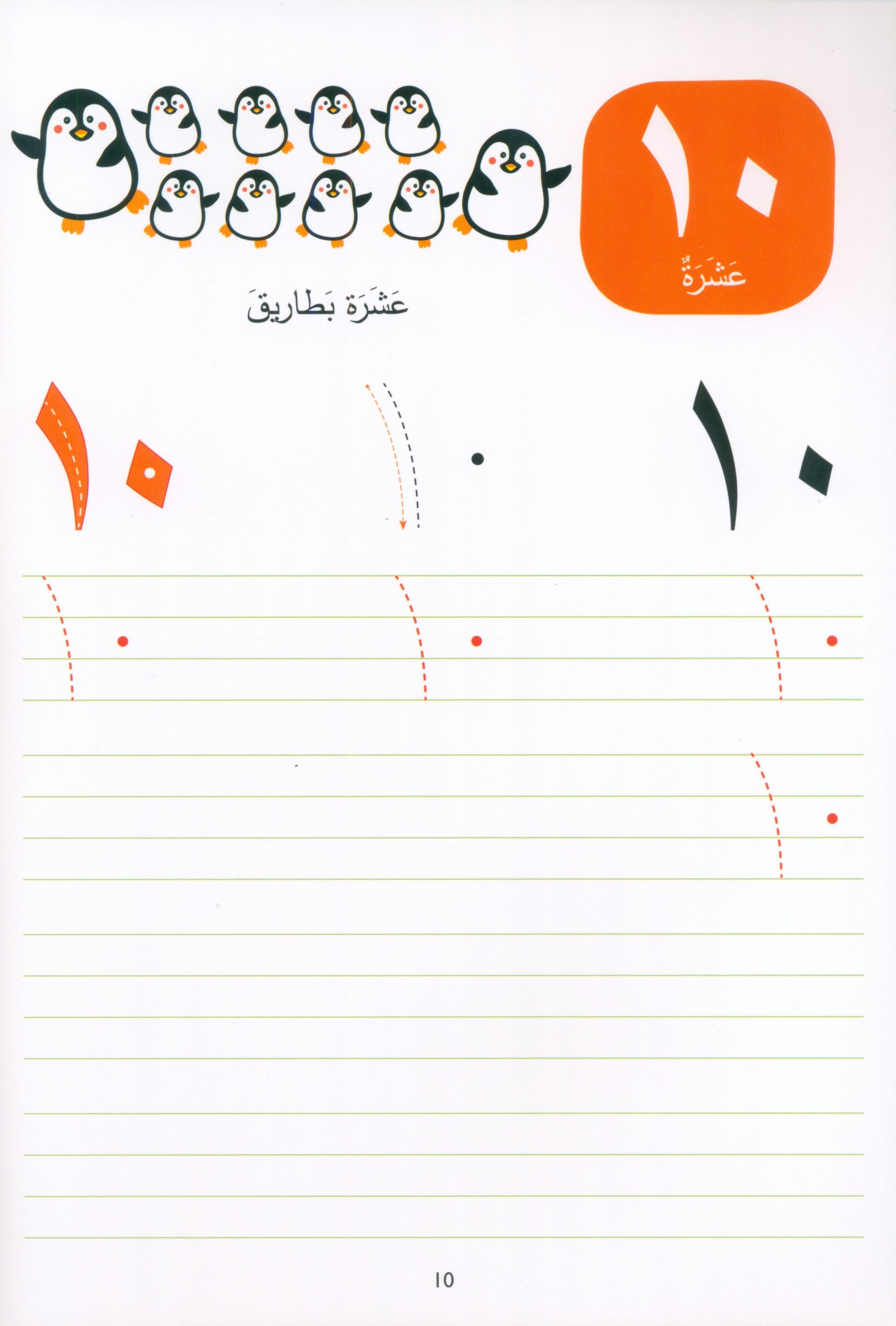 Write and Erase Arabic Numbers اكتب و امسح الأرقام العربية