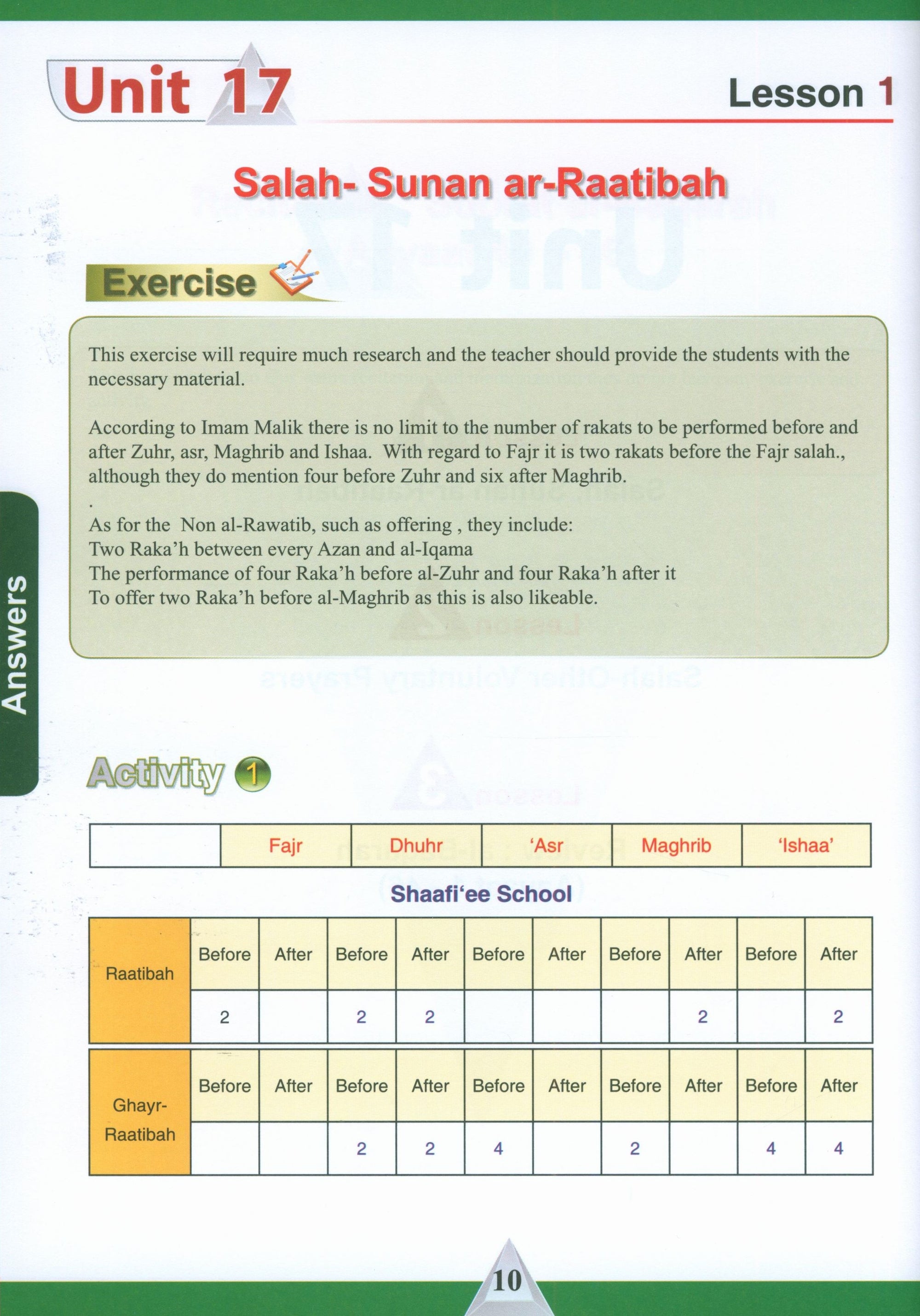 ICO Islamic Studies Teacher's Manual Level 10 Part 2