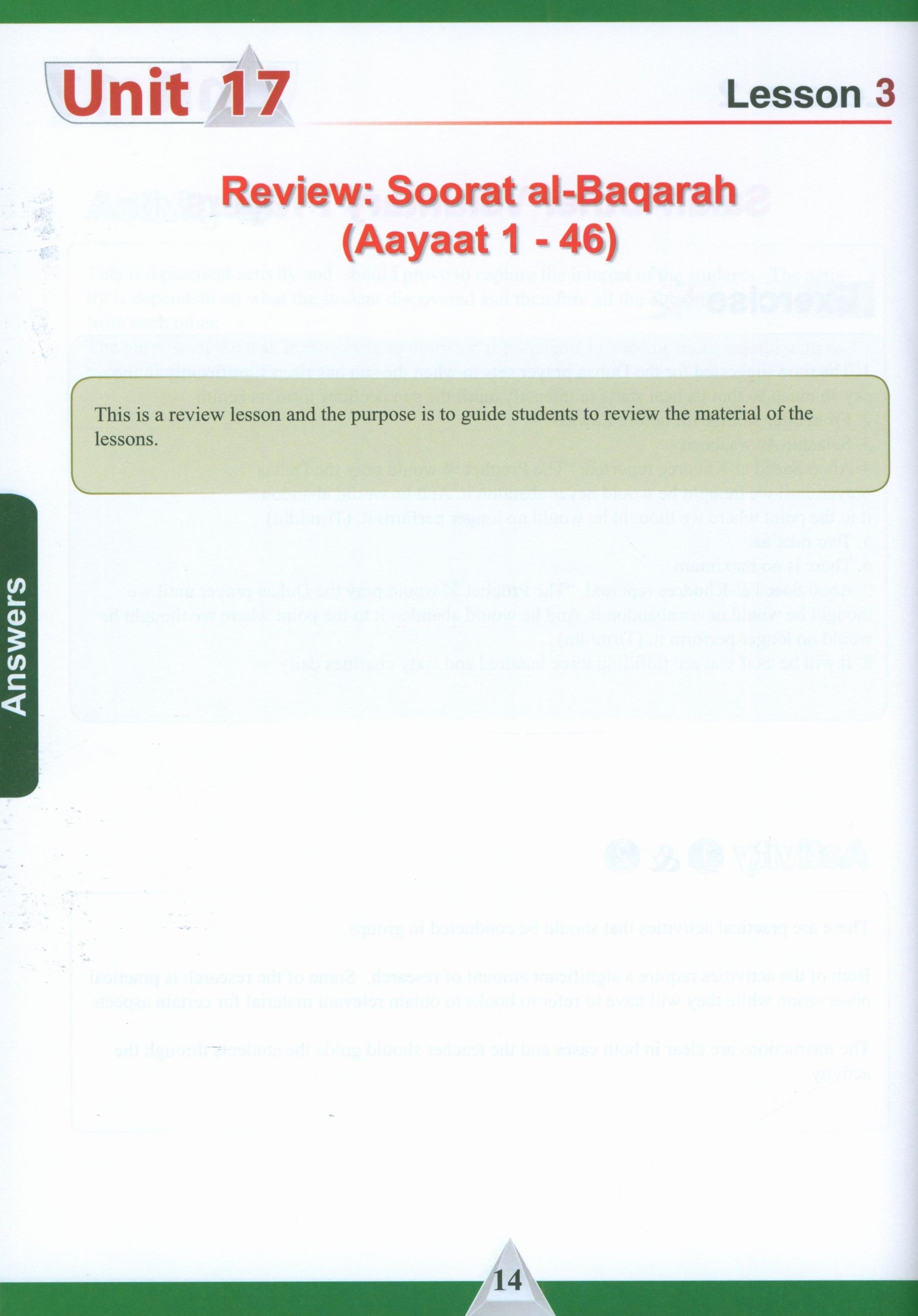 ICO Islamic Studies Teacher's Manual Level 10 Part 2