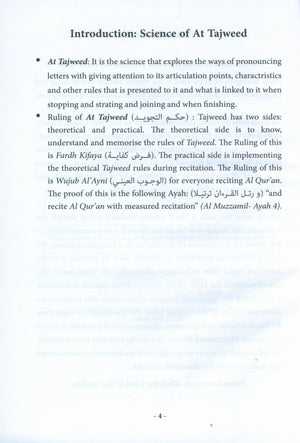 Summary of Al-Muneer Book for Tajweed Rules