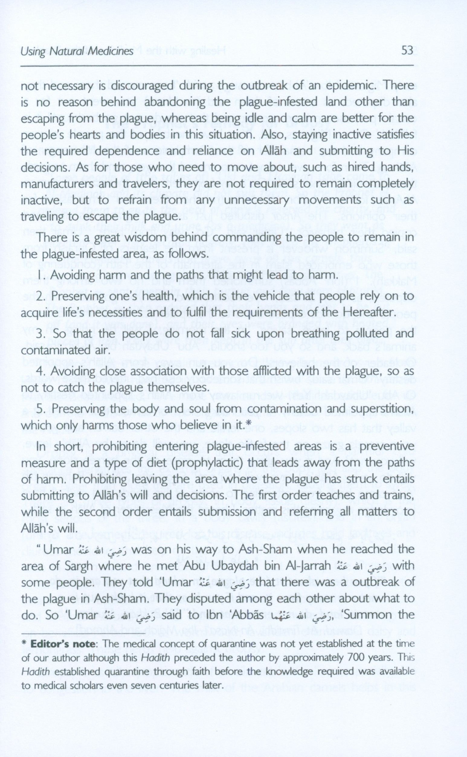 Healing with the Medicine of the Prophet