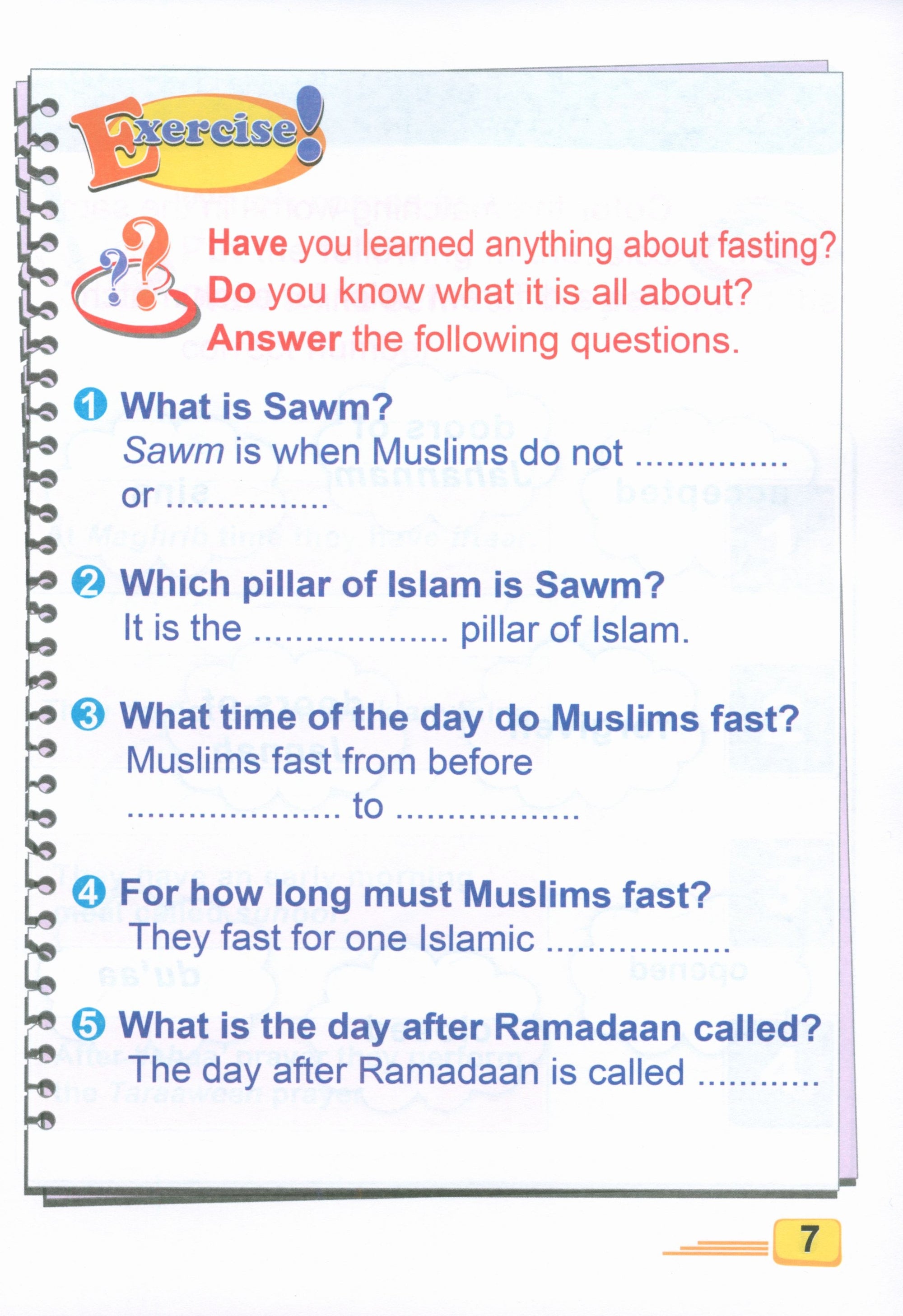 ICO Islamic Studies Textbook Level 1 Part 2