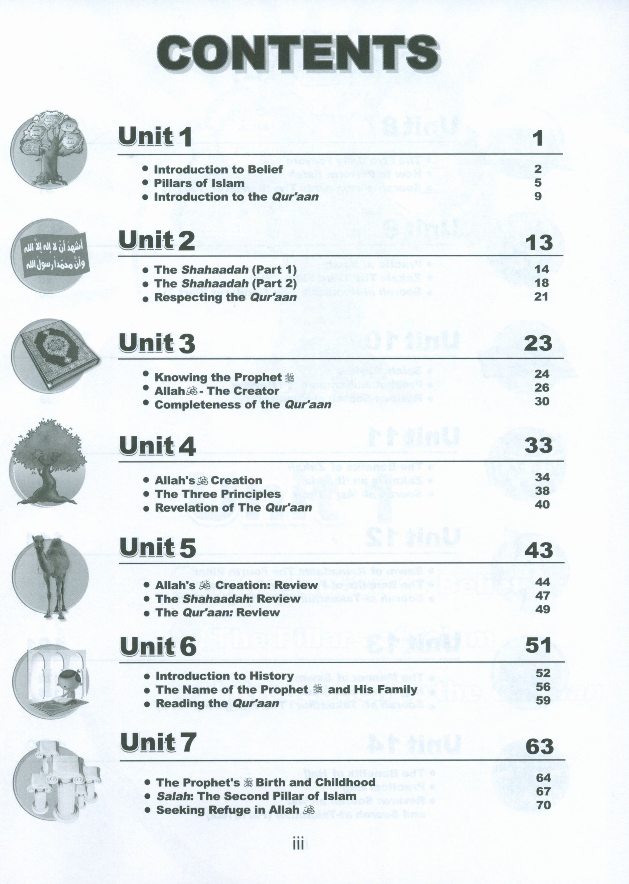 ICO Islamic Studies Workbook Level 1 Part 1