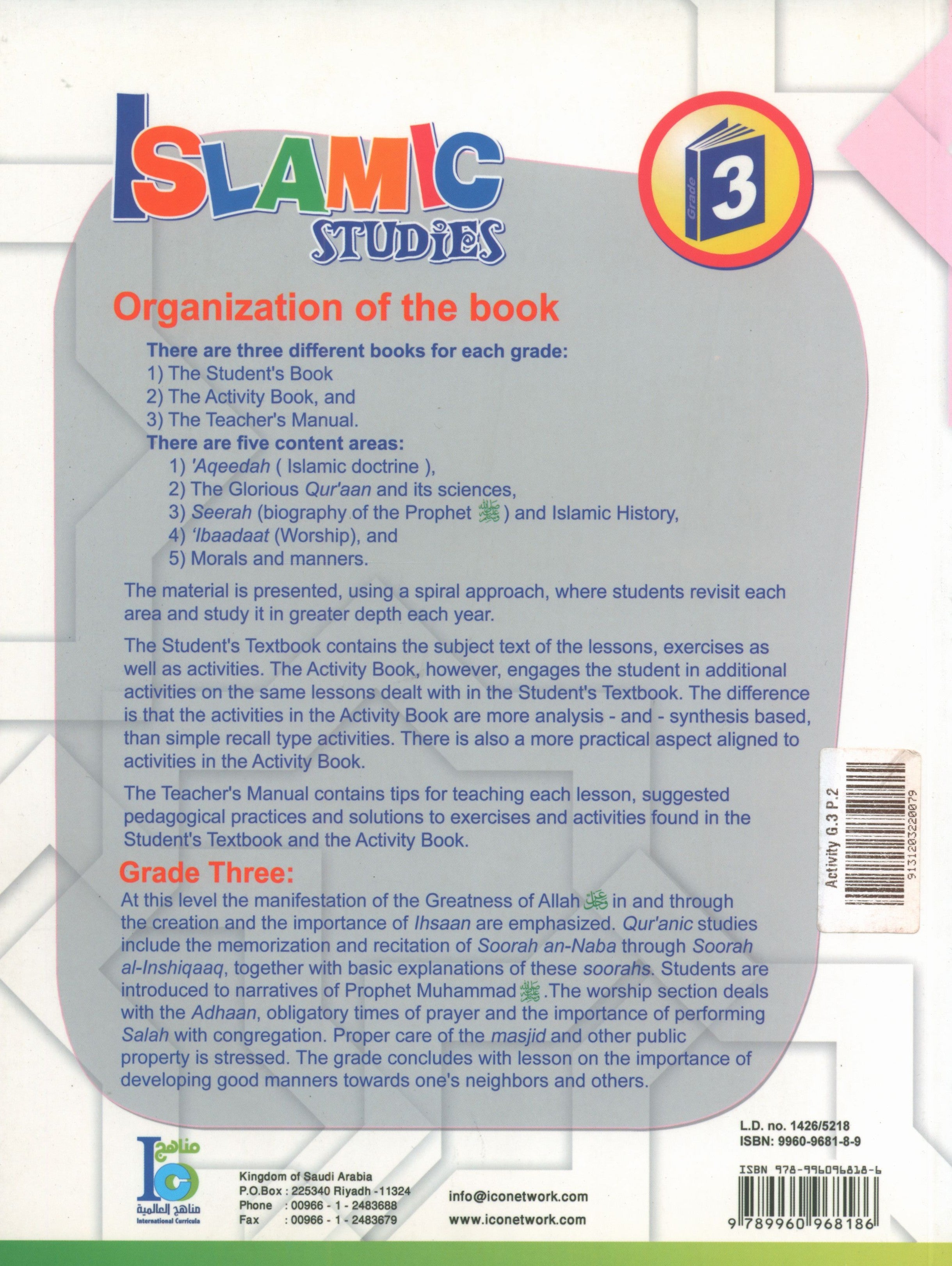 ICO Islamic Studies Workbook Level 3 Part 2