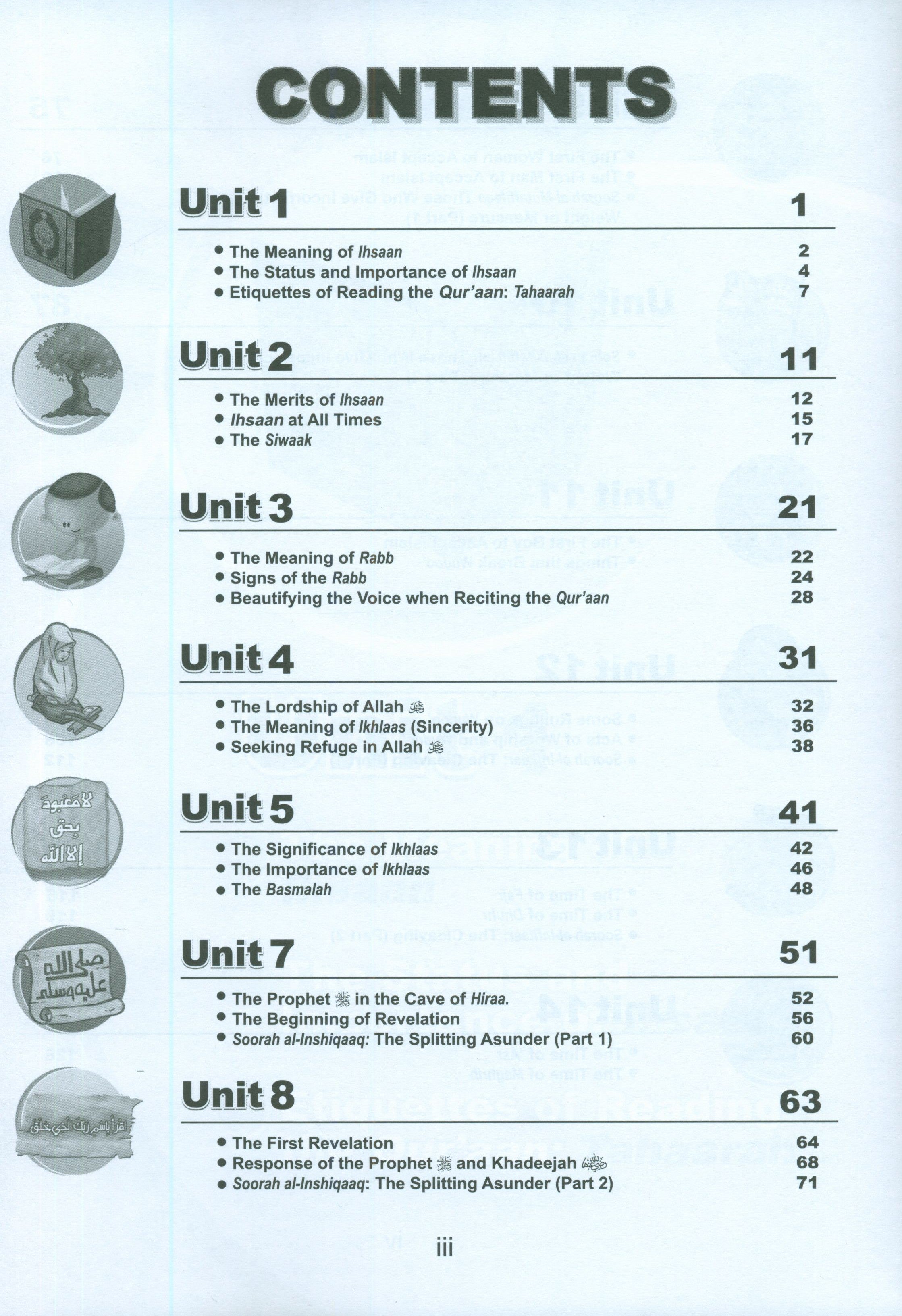 ICO Islamic Studies Workbook Level 3 Part 1