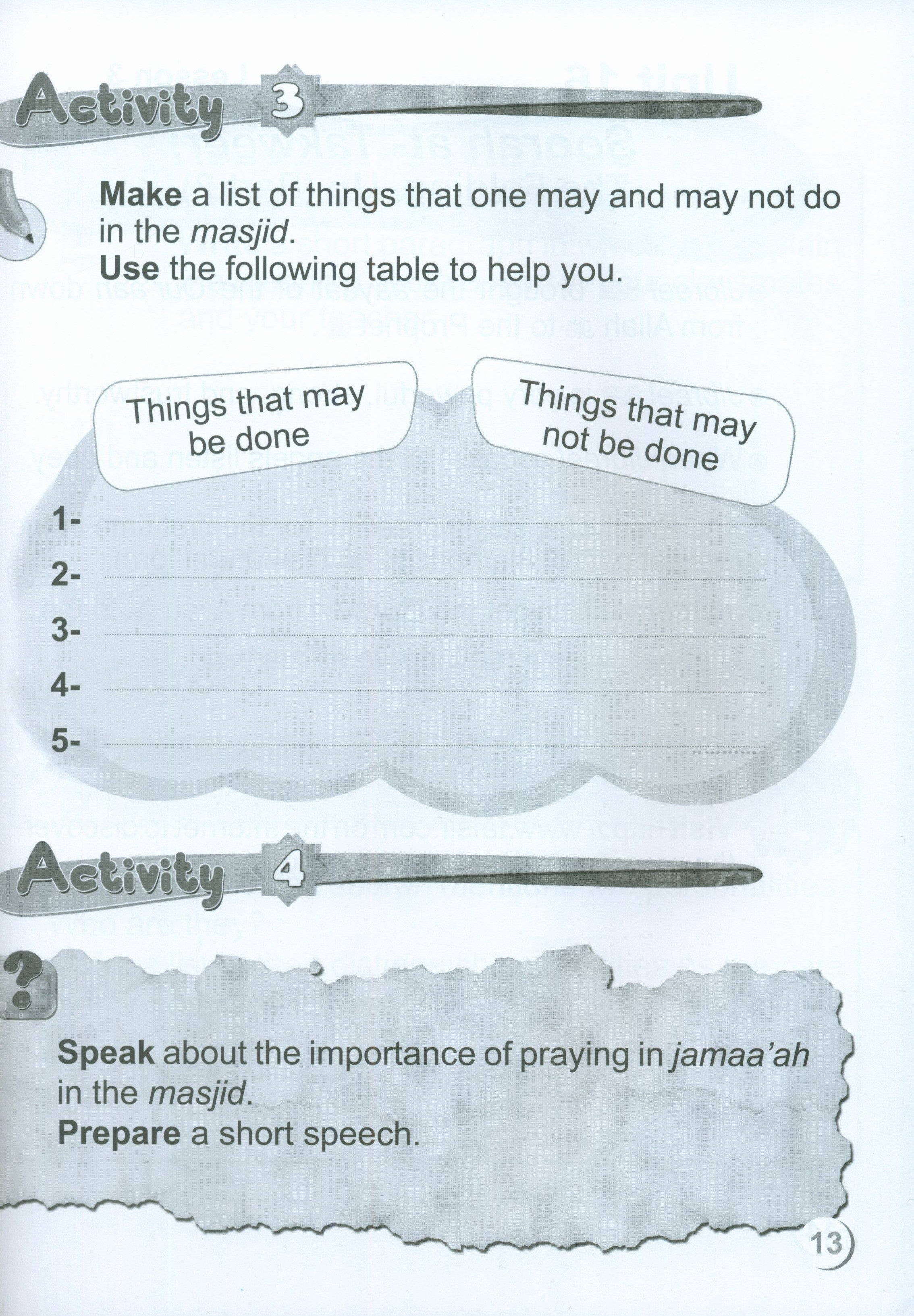 ICO Islamic Studies Workbook Level 3 Part 2