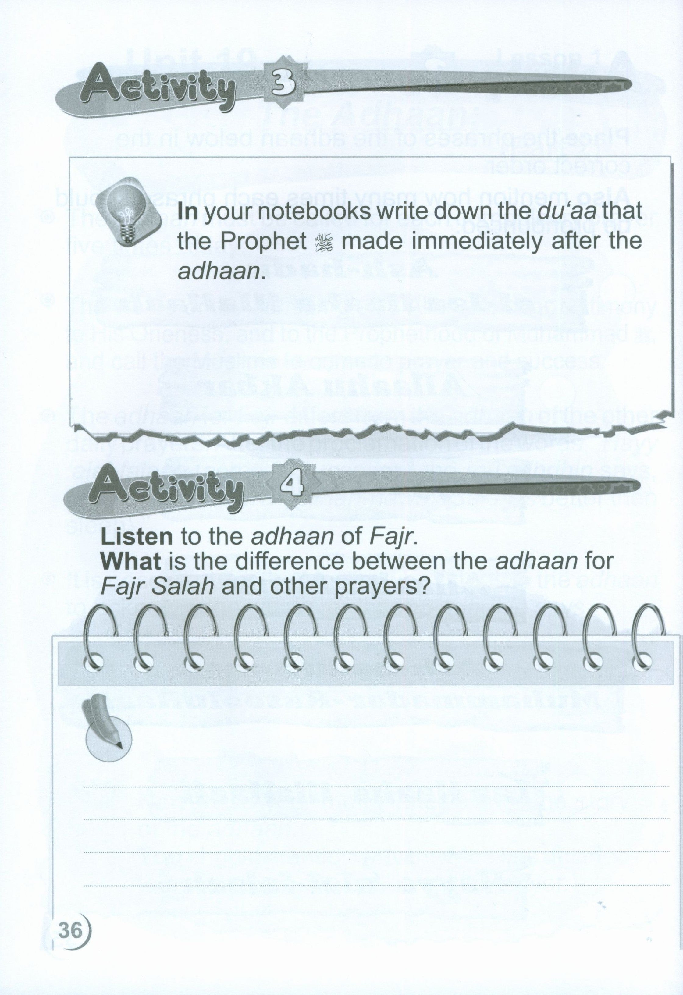 ICO Islamic Studies Workbook Level 3 Part 2