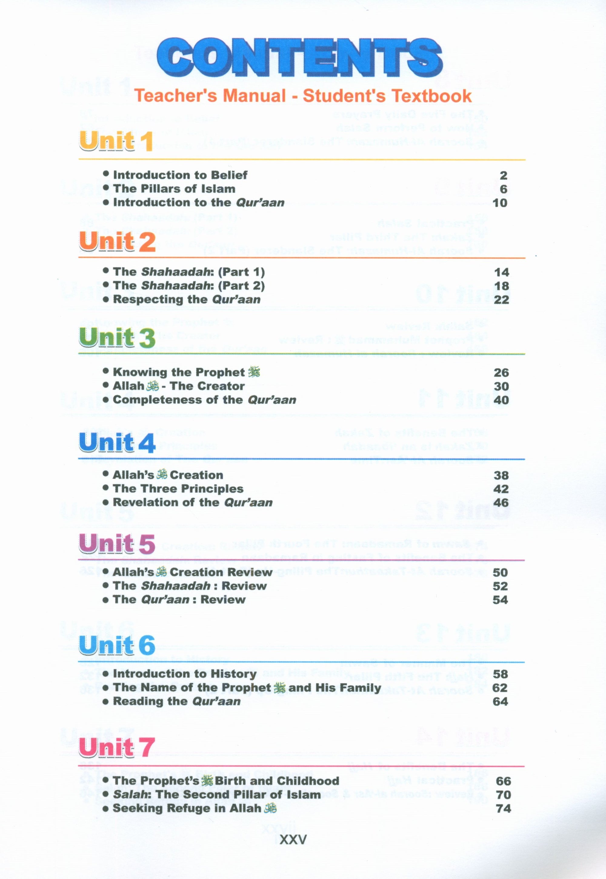 ICO Islamic Studies Teacher's Manual Level 1 Part 1