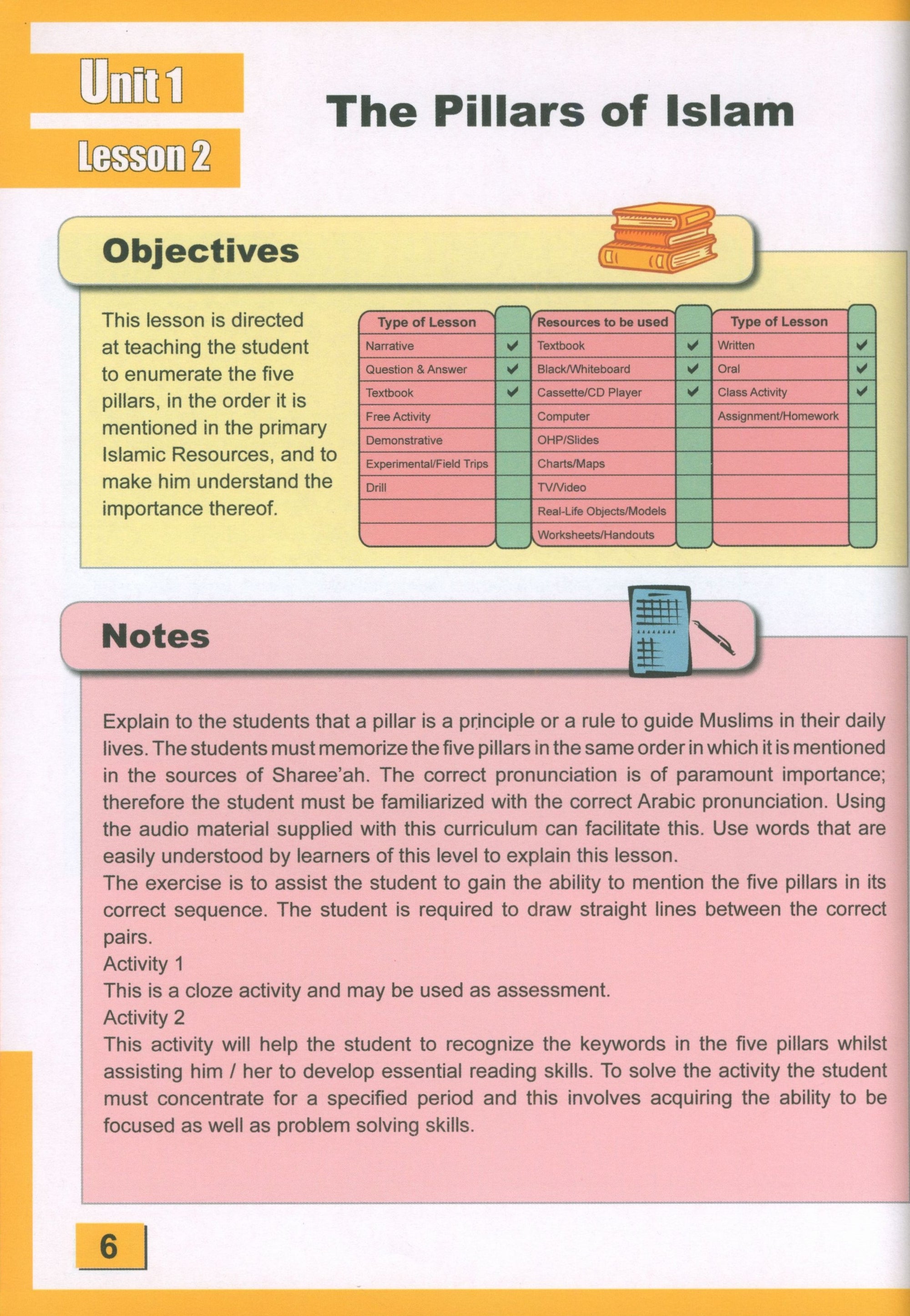 ICO Islamic Studies Teacher's Manual Level 1 Part 1