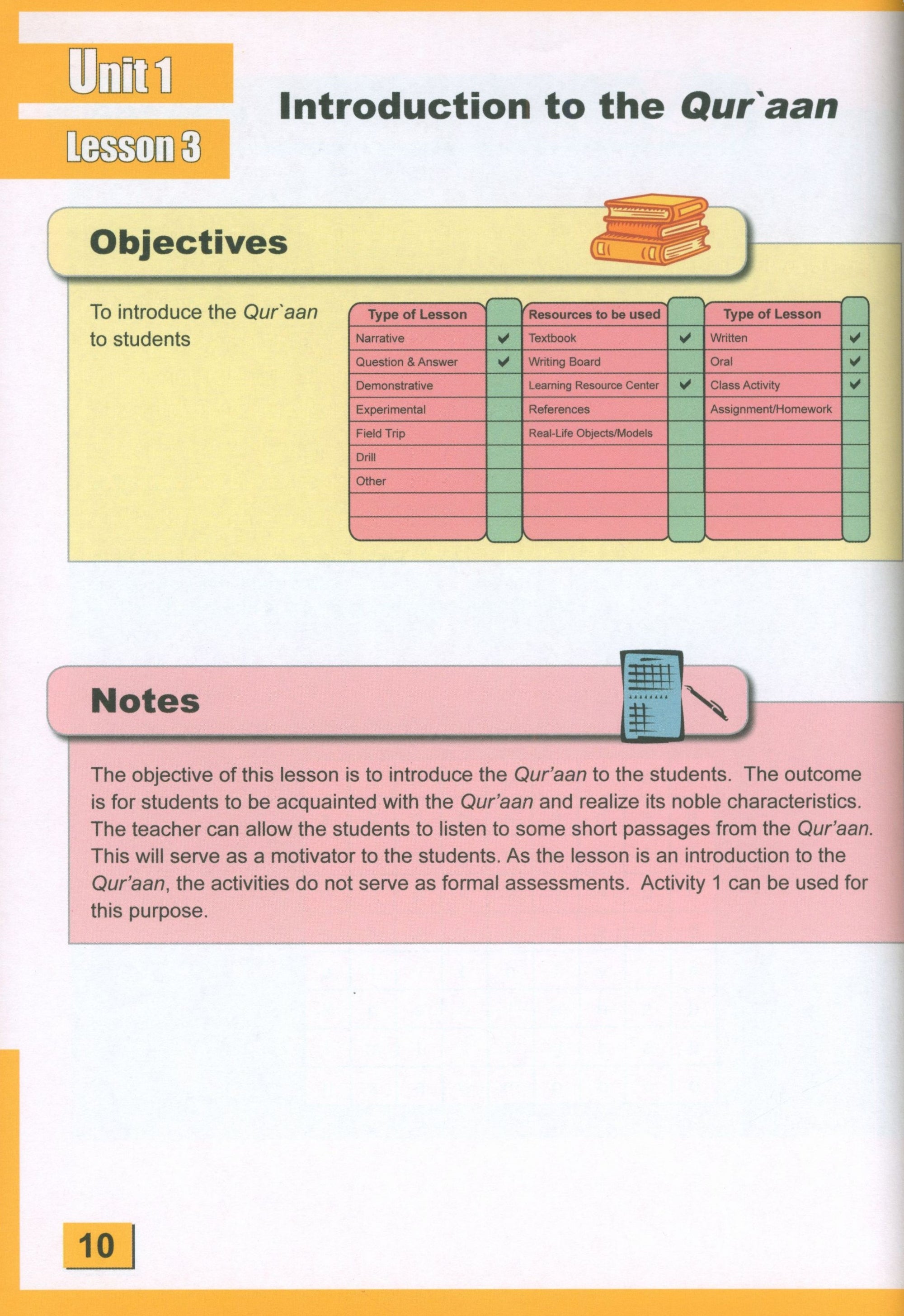 ICO Islamic Studies Teacher's Manual Level 1 Part 1