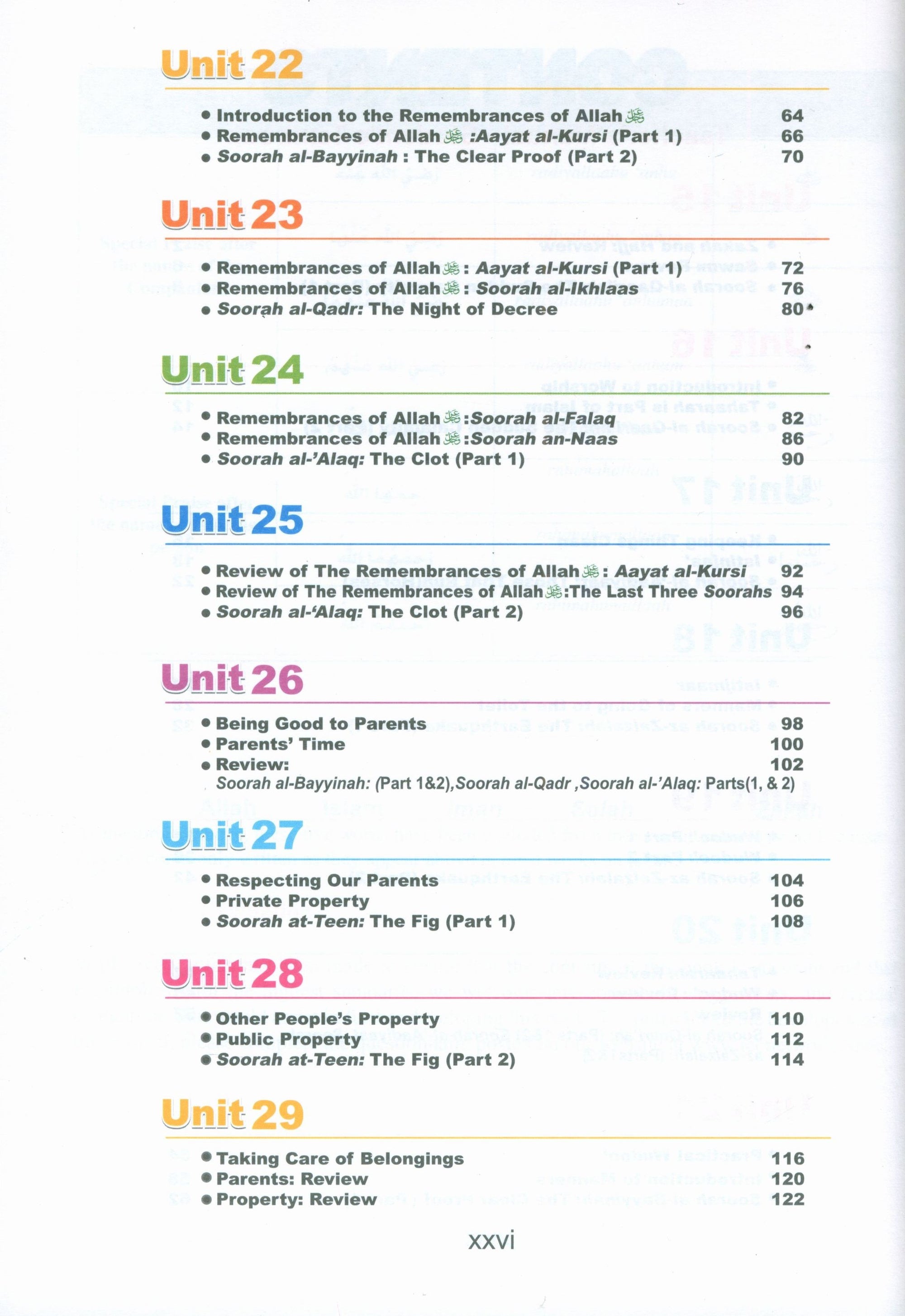 ICO Islamic Studies Teacher's Manual Level 1 Part 2