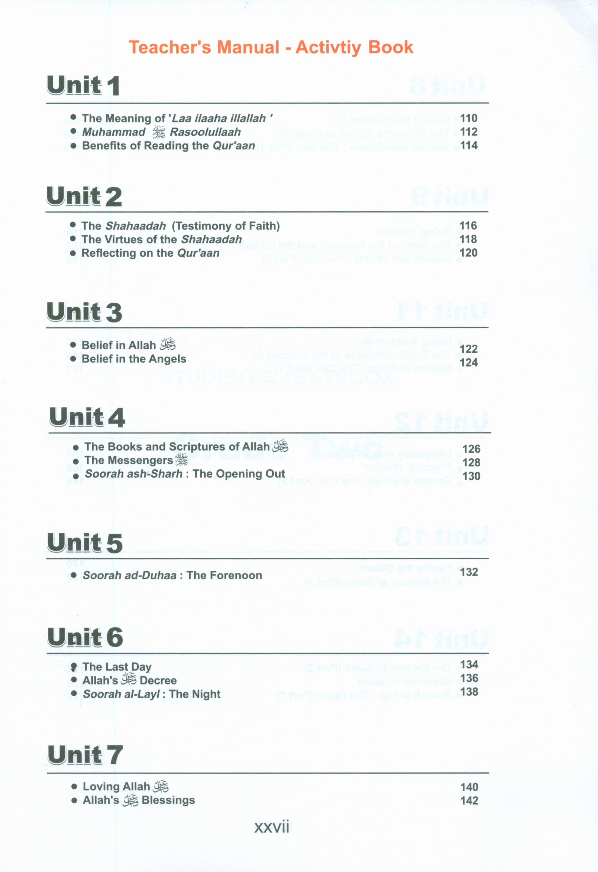 ICO Islamic Studies Teacher's Manual Level 2 Part 1