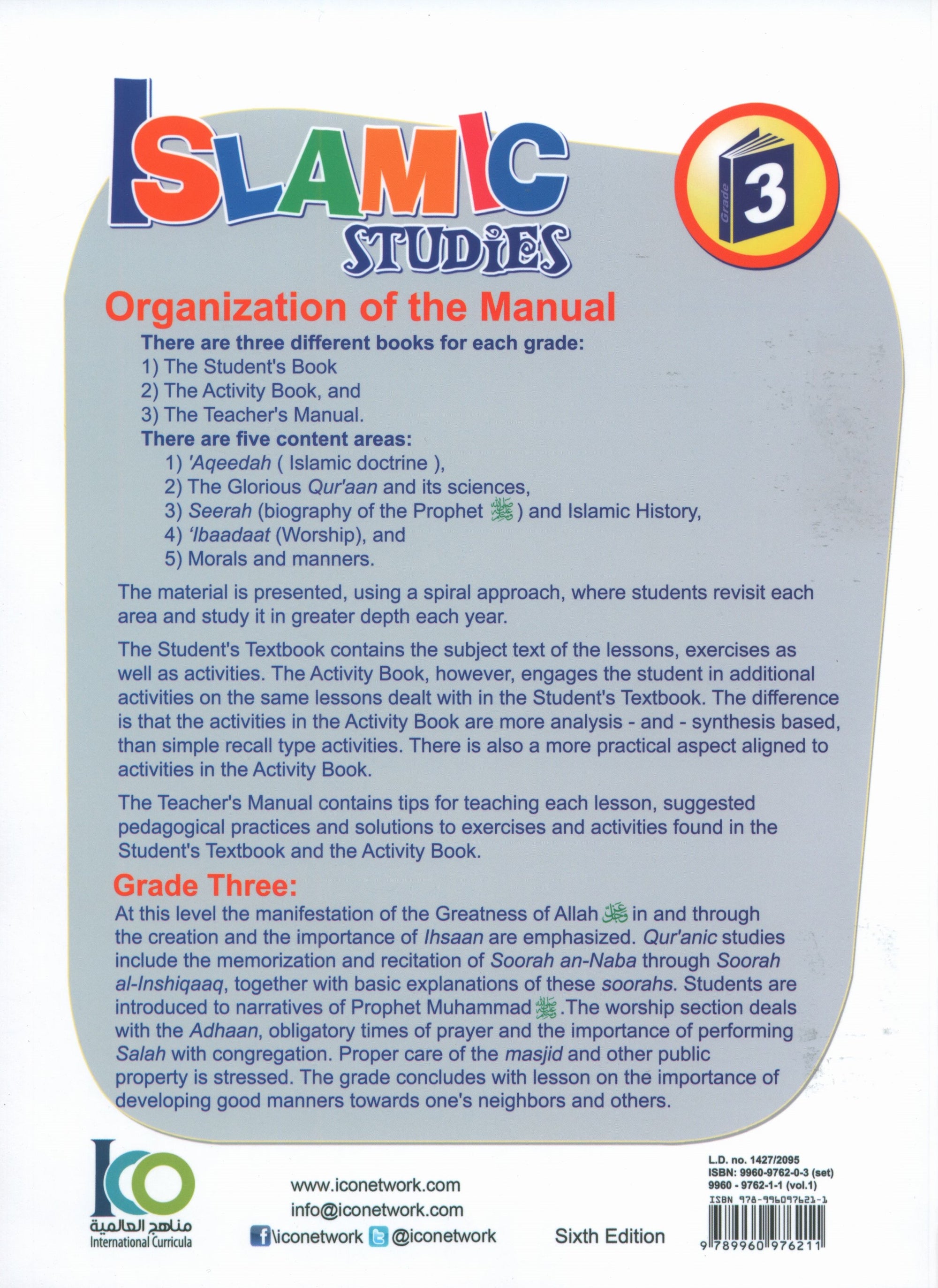 ICO Islamic Studies Teacher's Manual Level 3 Part 1