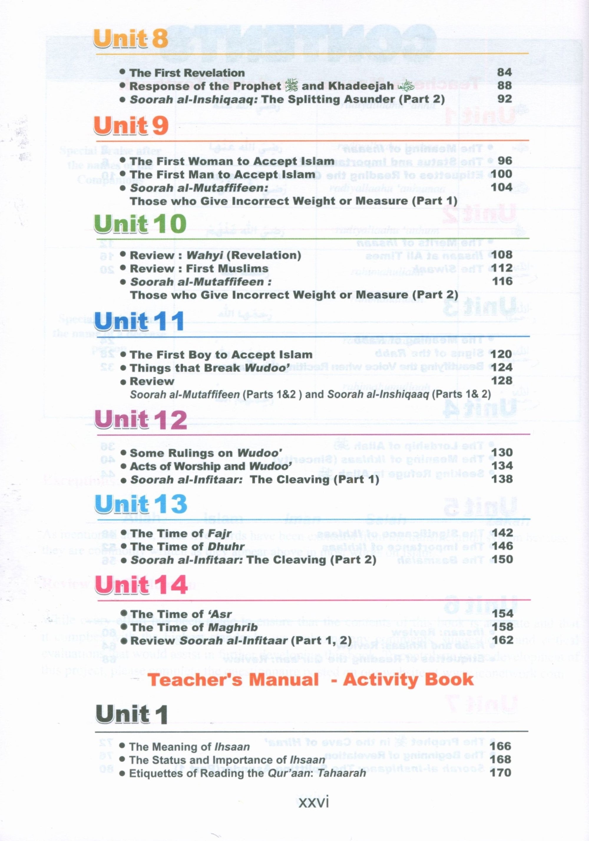 ICO Islamic Studies Teacher's Manual Level 3 Part 1