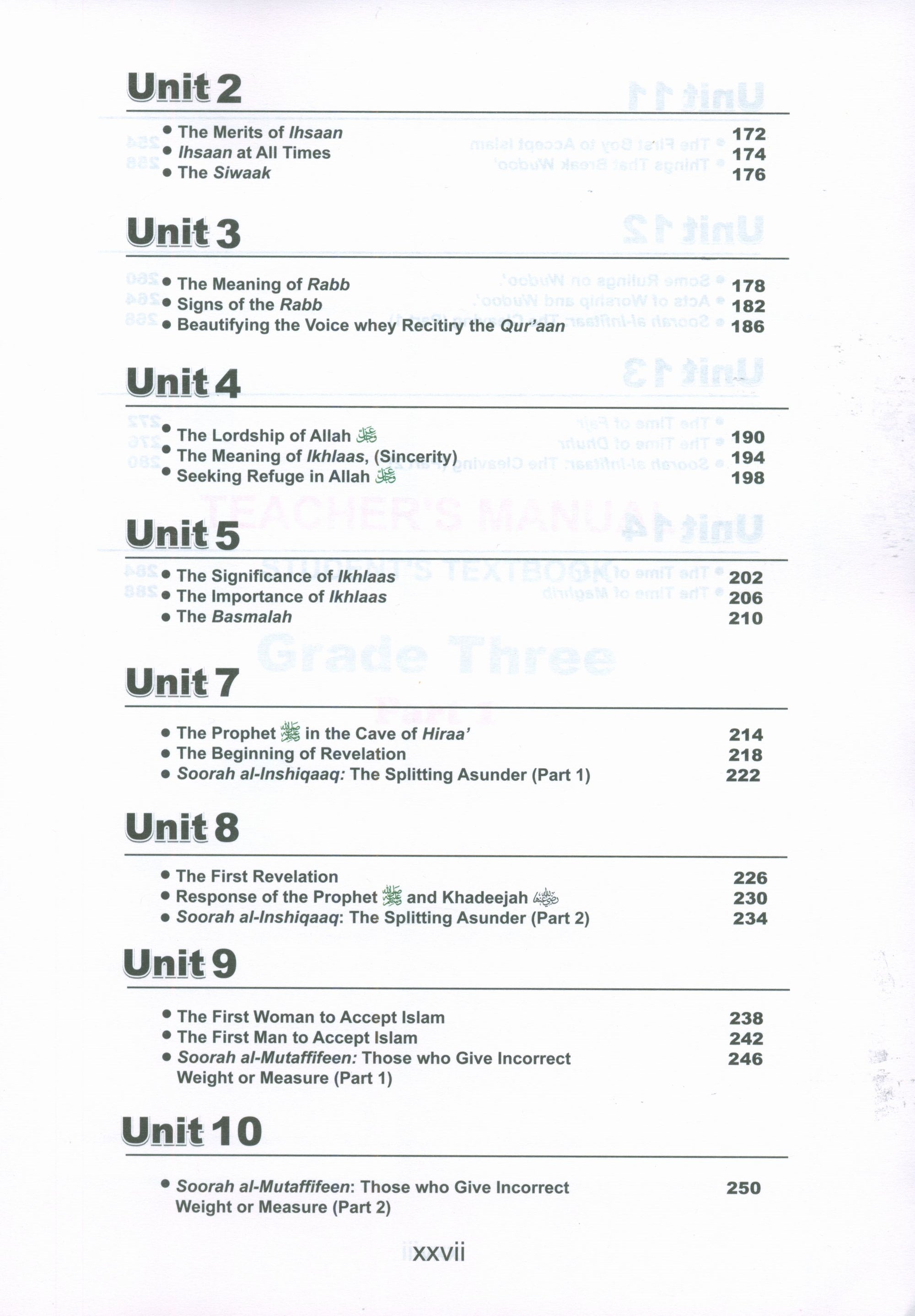 ICO Islamic Studies Teacher's Manual Level 3 Part 1