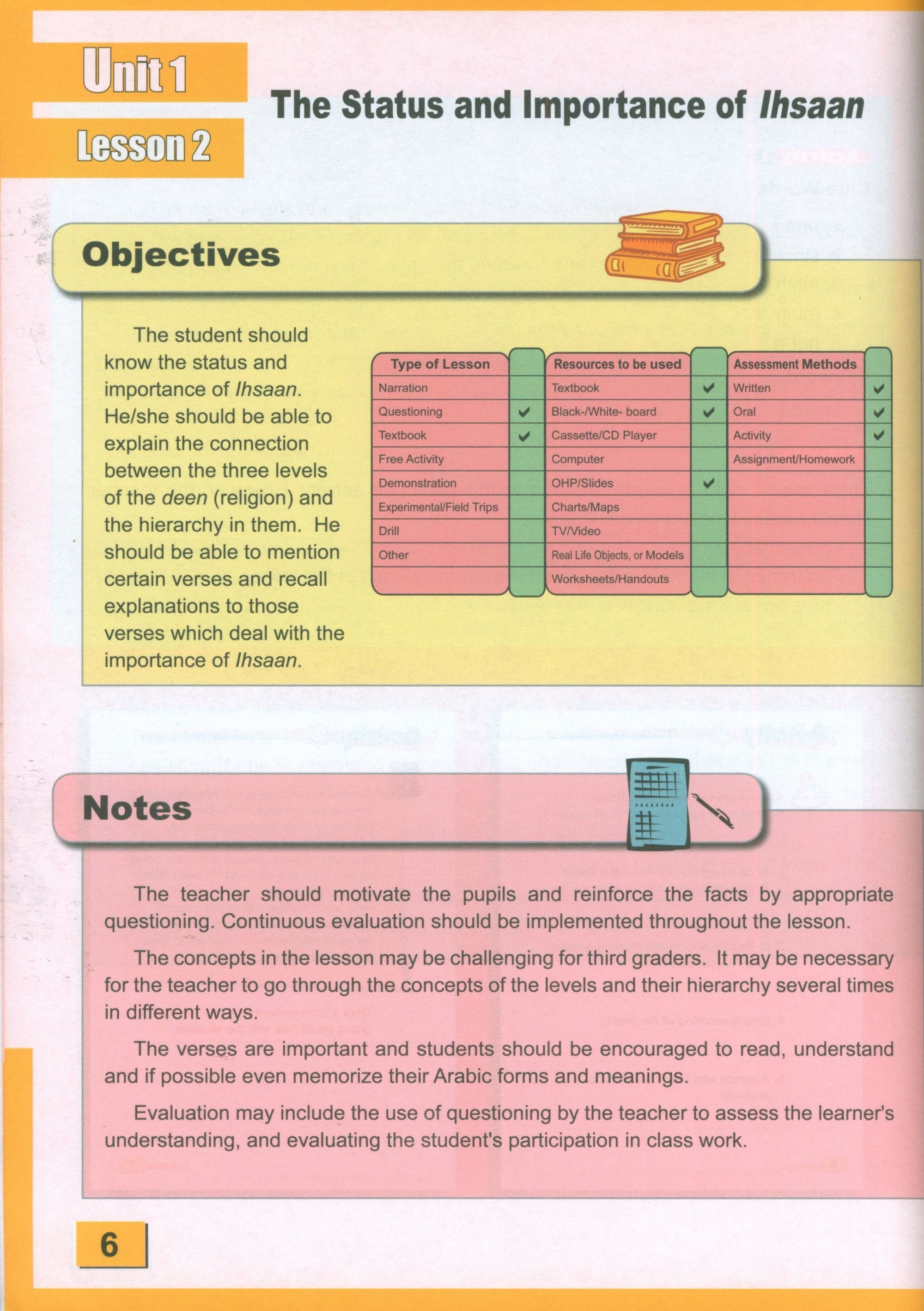 ICO Islamic Studies Teacher's Manual Level 3 Part 1