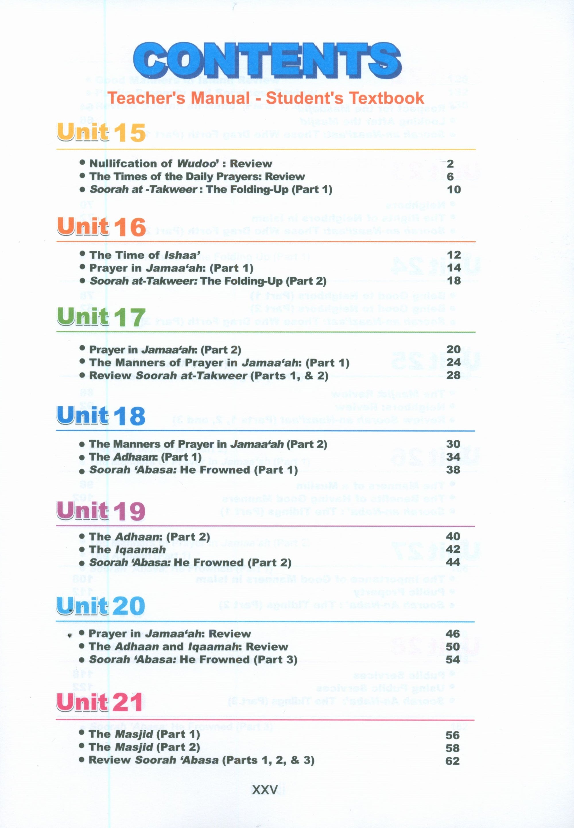 ICO Islamic Studies Teacher's Manual Level 3 Part 2