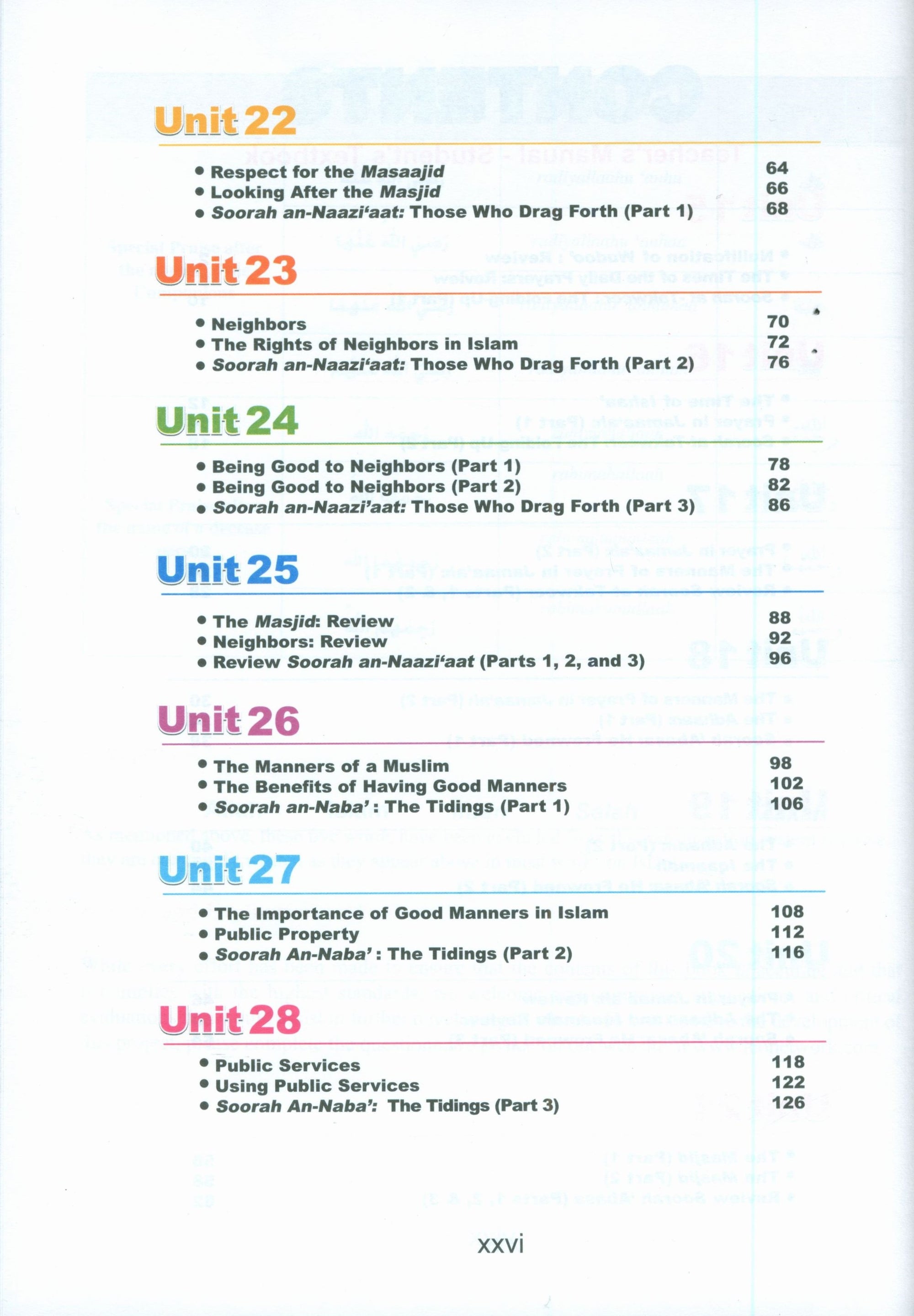 ICO Islamic Studies Teacher's Manual Level 3 Part 2