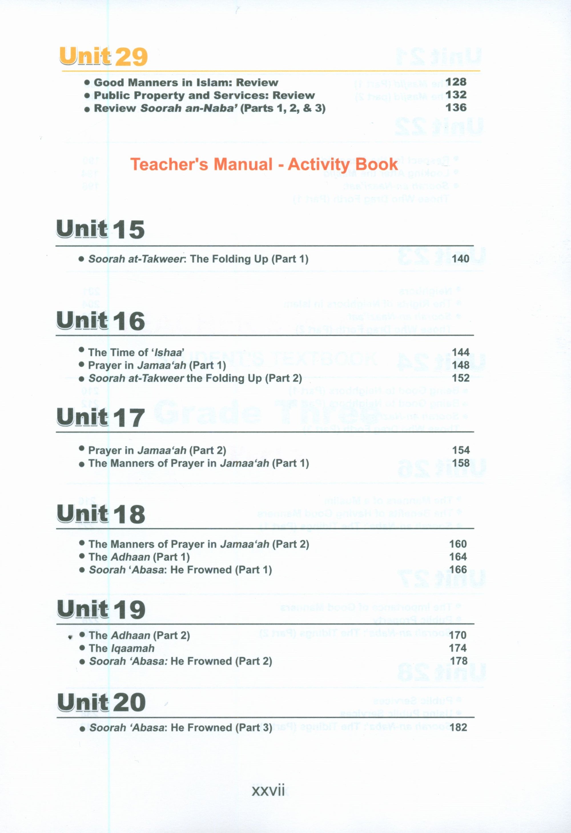 ICO Islamic Studies Teacher's Manual Level 3 Part 2