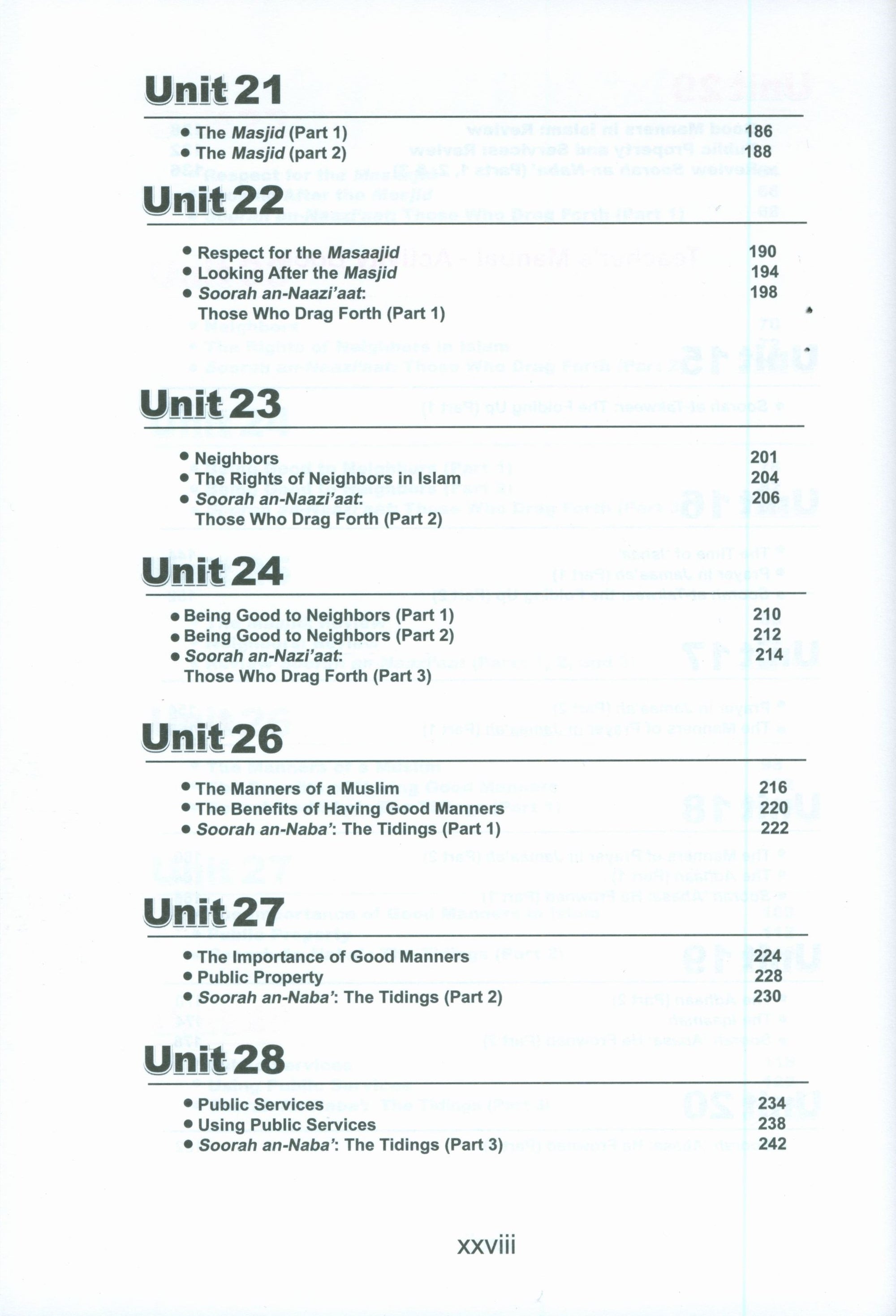 ICO Islamic Studies Teacher's Manual Level 3 Part 2