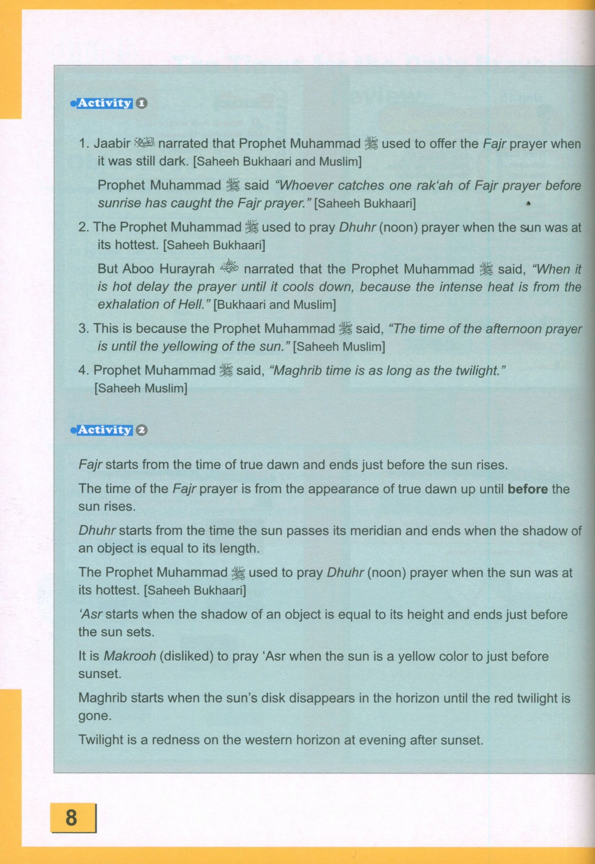 ICO Islamic Studies Teacher's Manual Level 3 Part 2