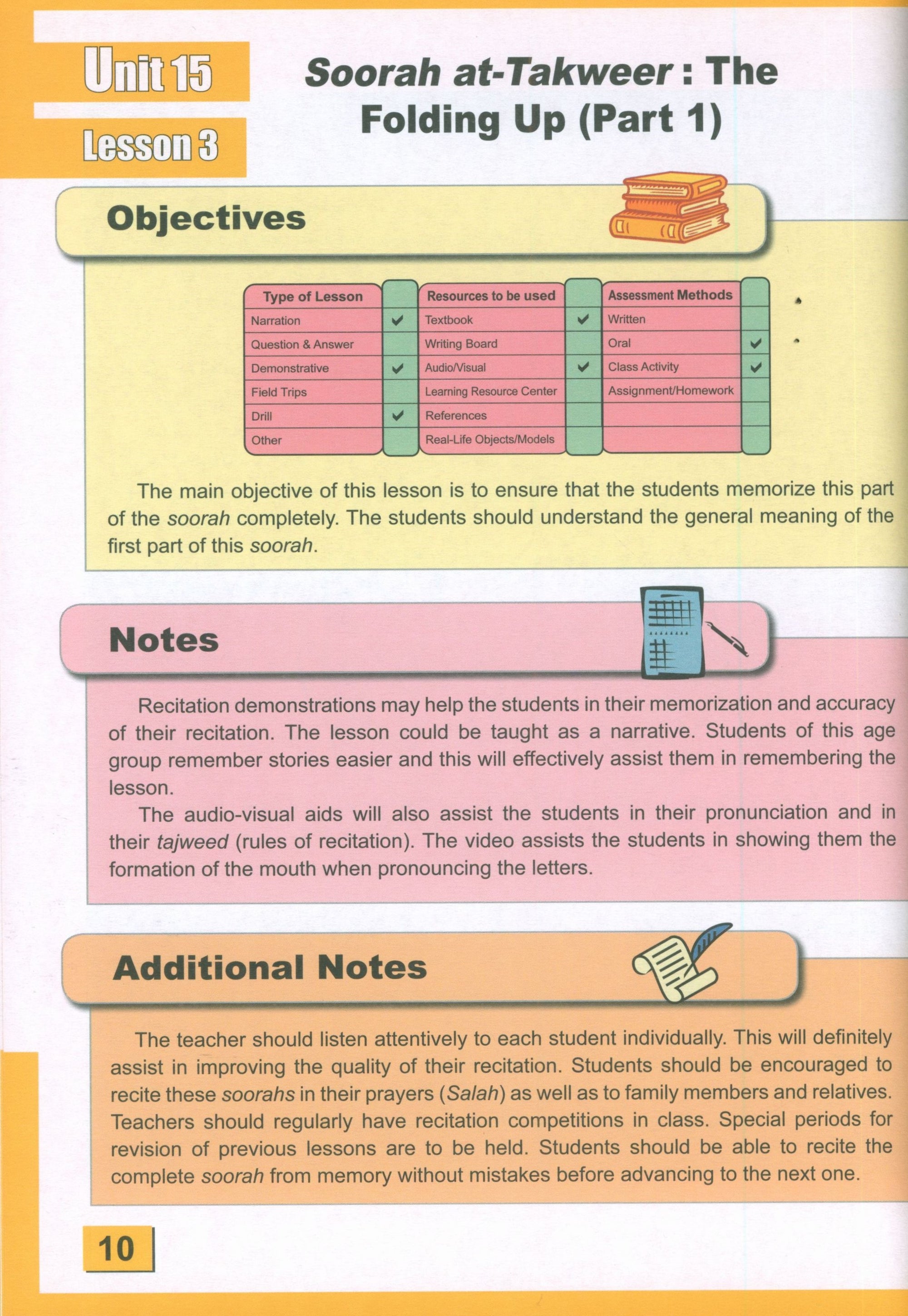 ICO Islamic Studies Teacher's Manual Level 3 Part 2