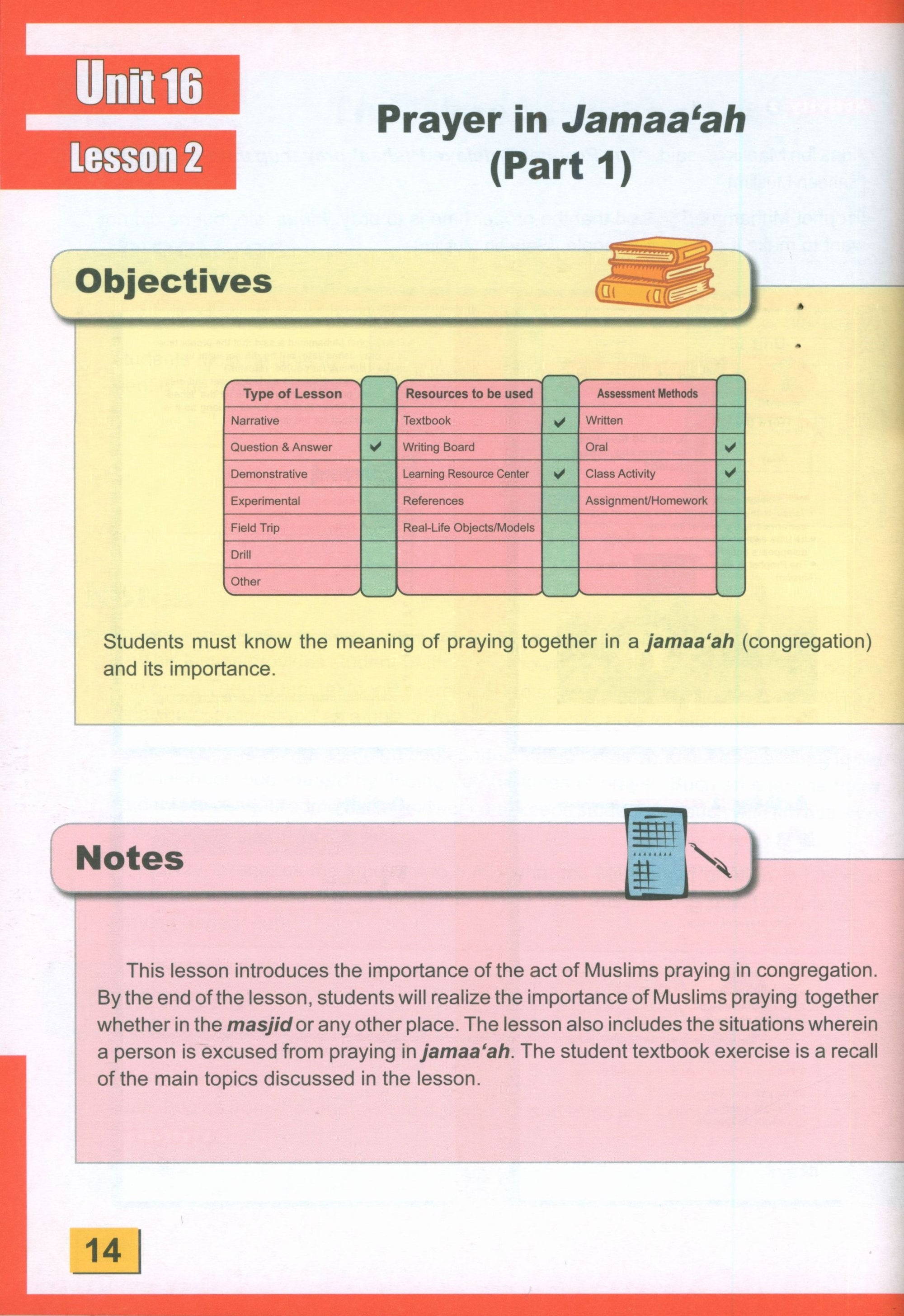 ICO Islamic Studies Teacher's Manual Level 3 Part 2