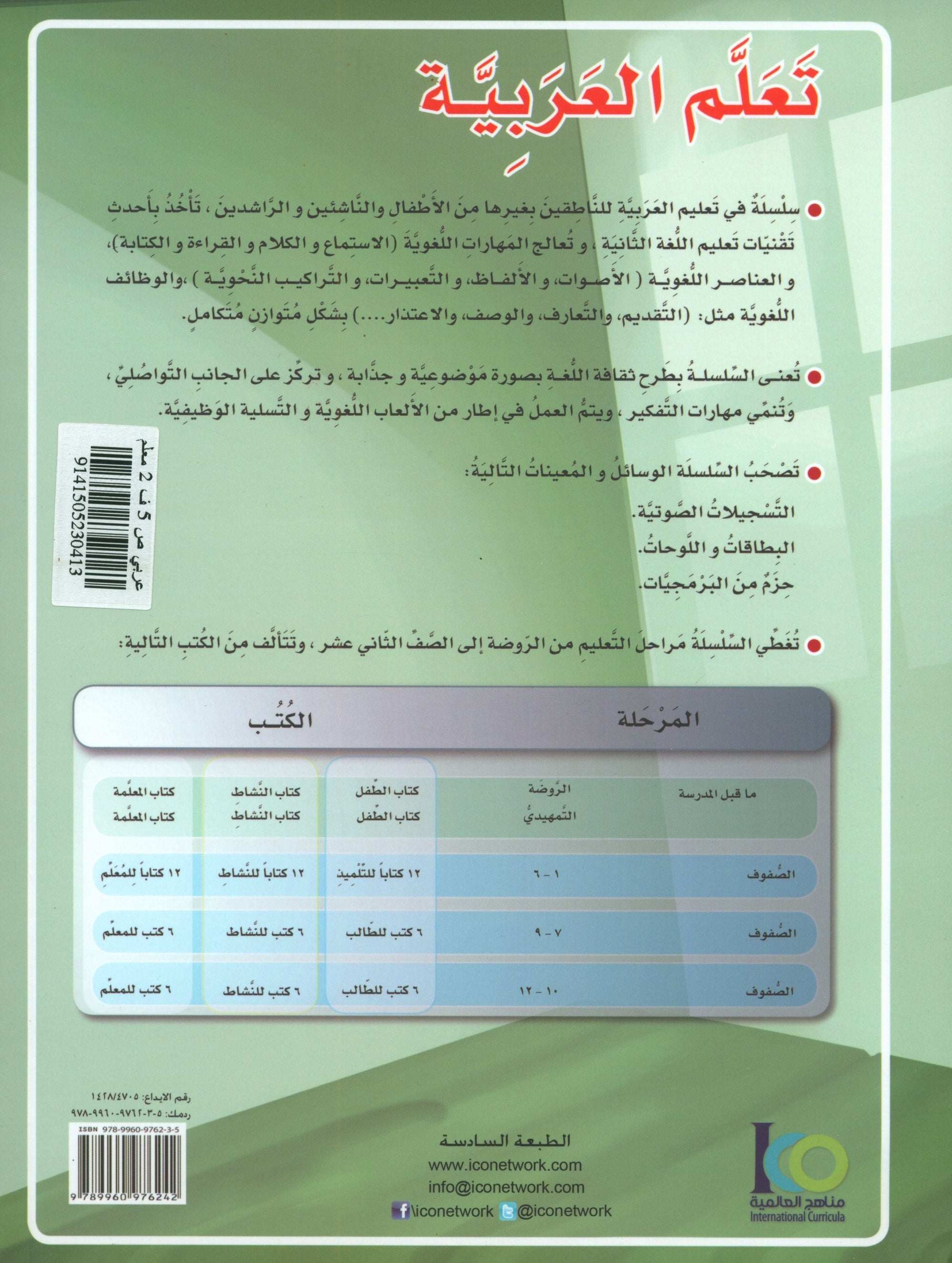 ICO Learn Arabic Teacher Book Level 5 Part 2 تعلم العربية كتاب المعلم