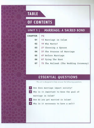 Marriage 101 : A Muslim's Guide to the Sacred Bond (Gratitude to Allah Series - Life Skills 3)