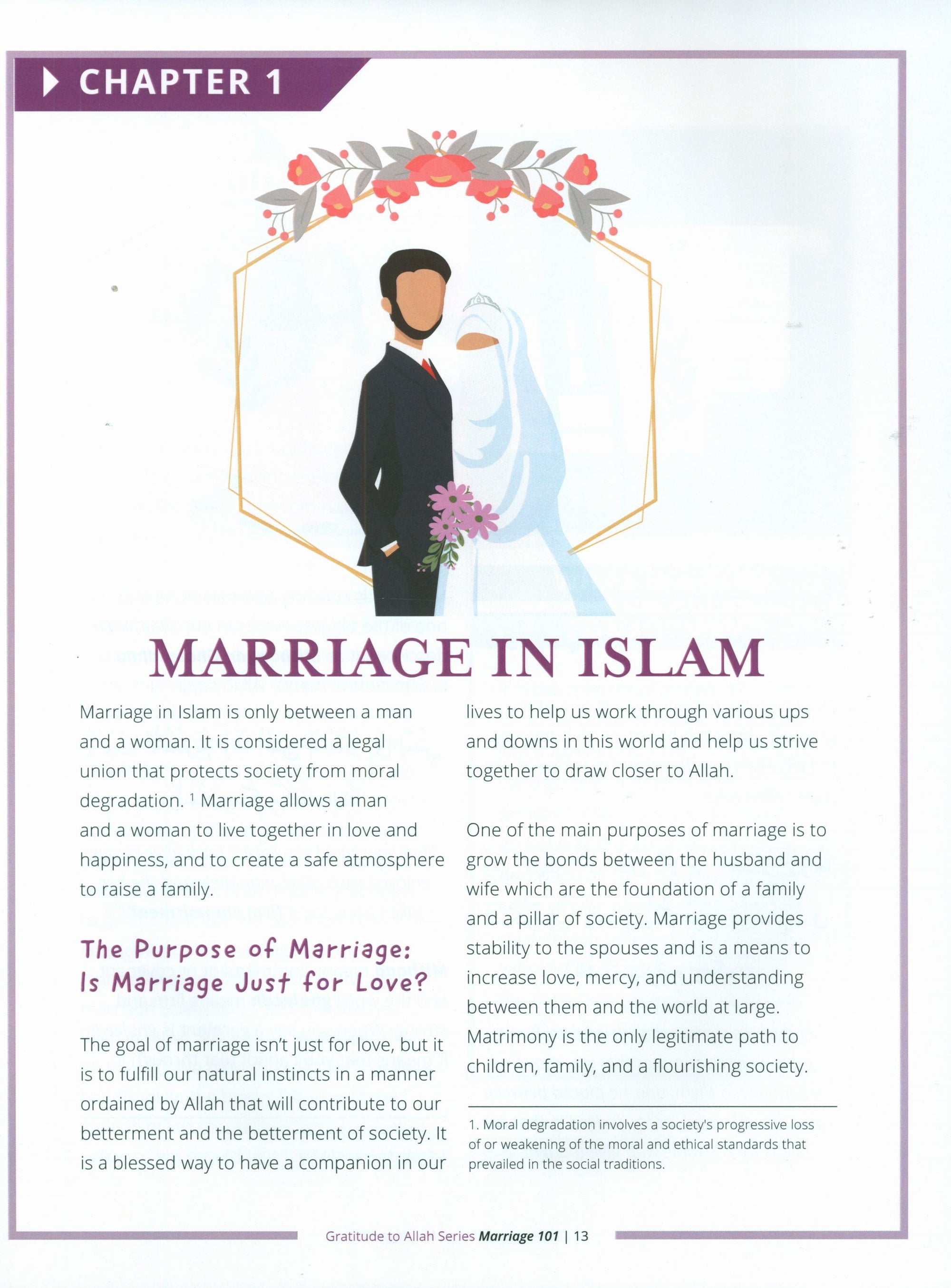 Marriage 101 : A Muslim's Guide to the Sacred Bond (Gratitude to Allah Series - Life Skills 3)