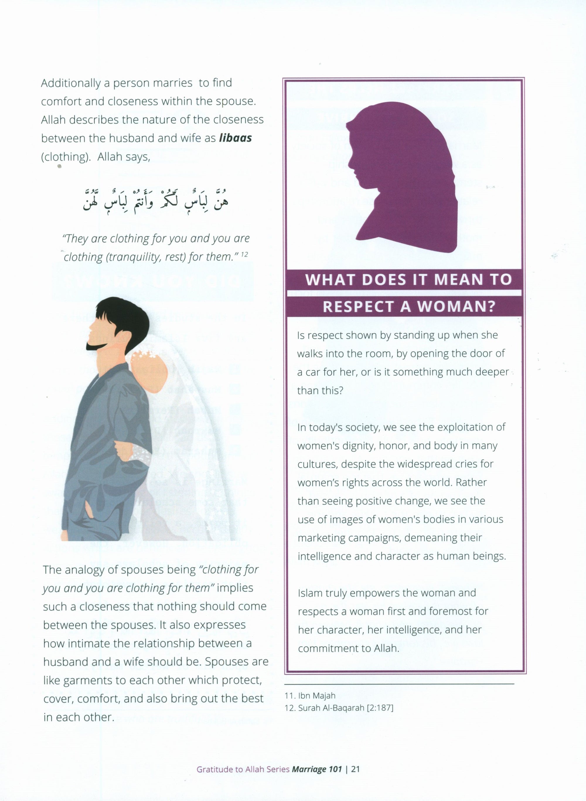 Marriage 101 : A Muslim's Guide to the Sacred Bond (Gratitude to Allah Series - Life Skills 3)