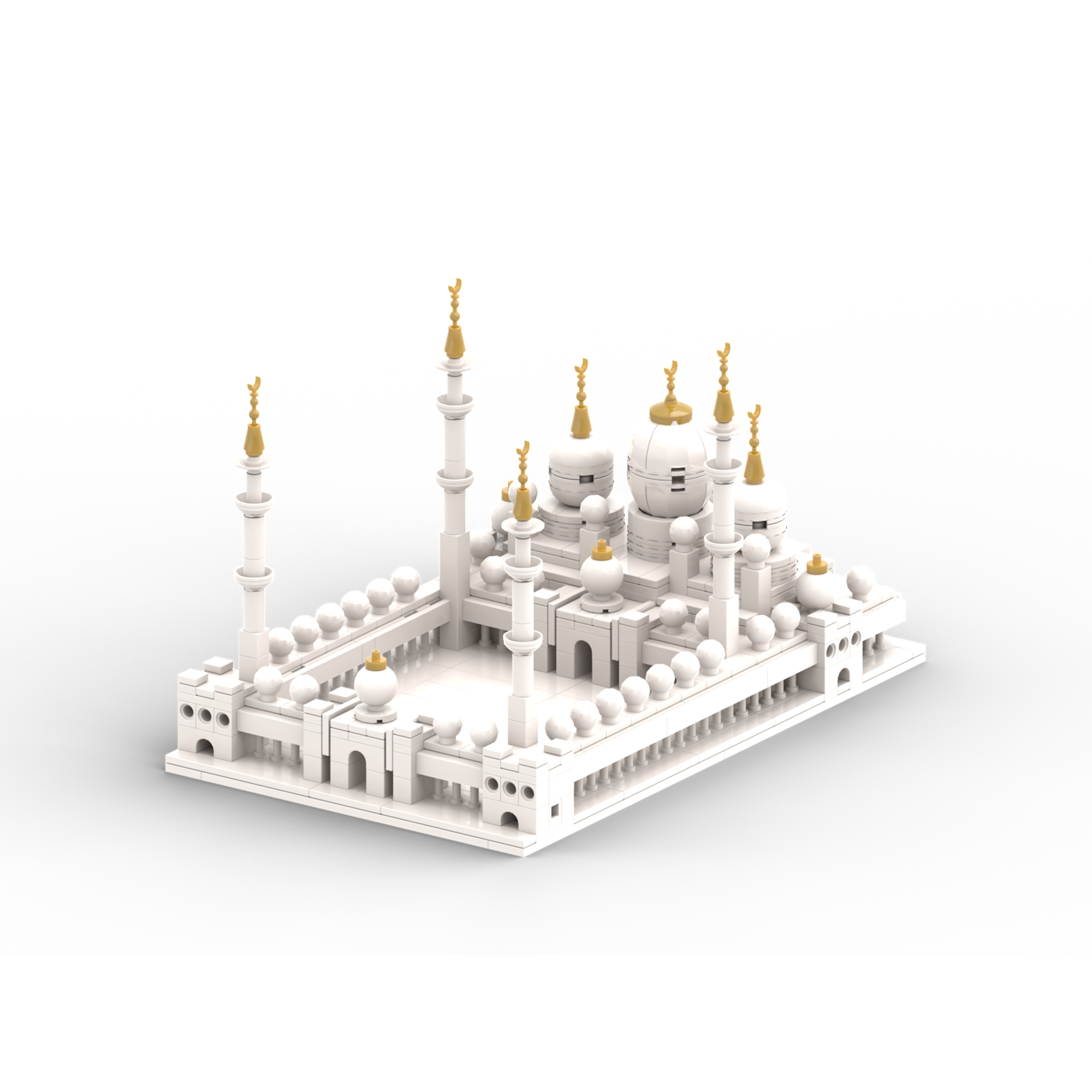 Abu Dhabi Mosque - Islamic Building Blocks Set Sheikh Zayed Grand Mosq ...
