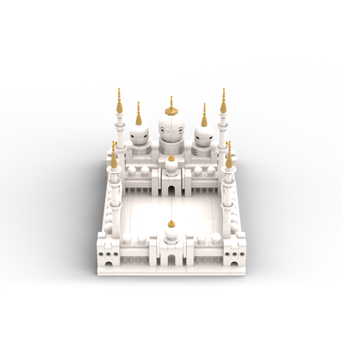 Arab Building Block Abu Dhabi Mosque - Islamic Building Blocks Set Sheikh | Hani Bookstore