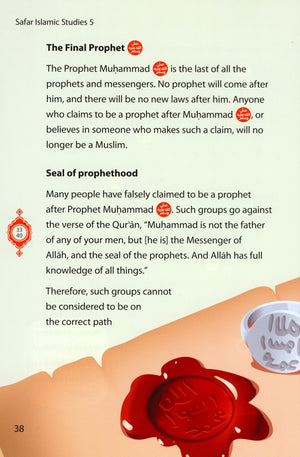Safar Islamic Studies Textbook 5