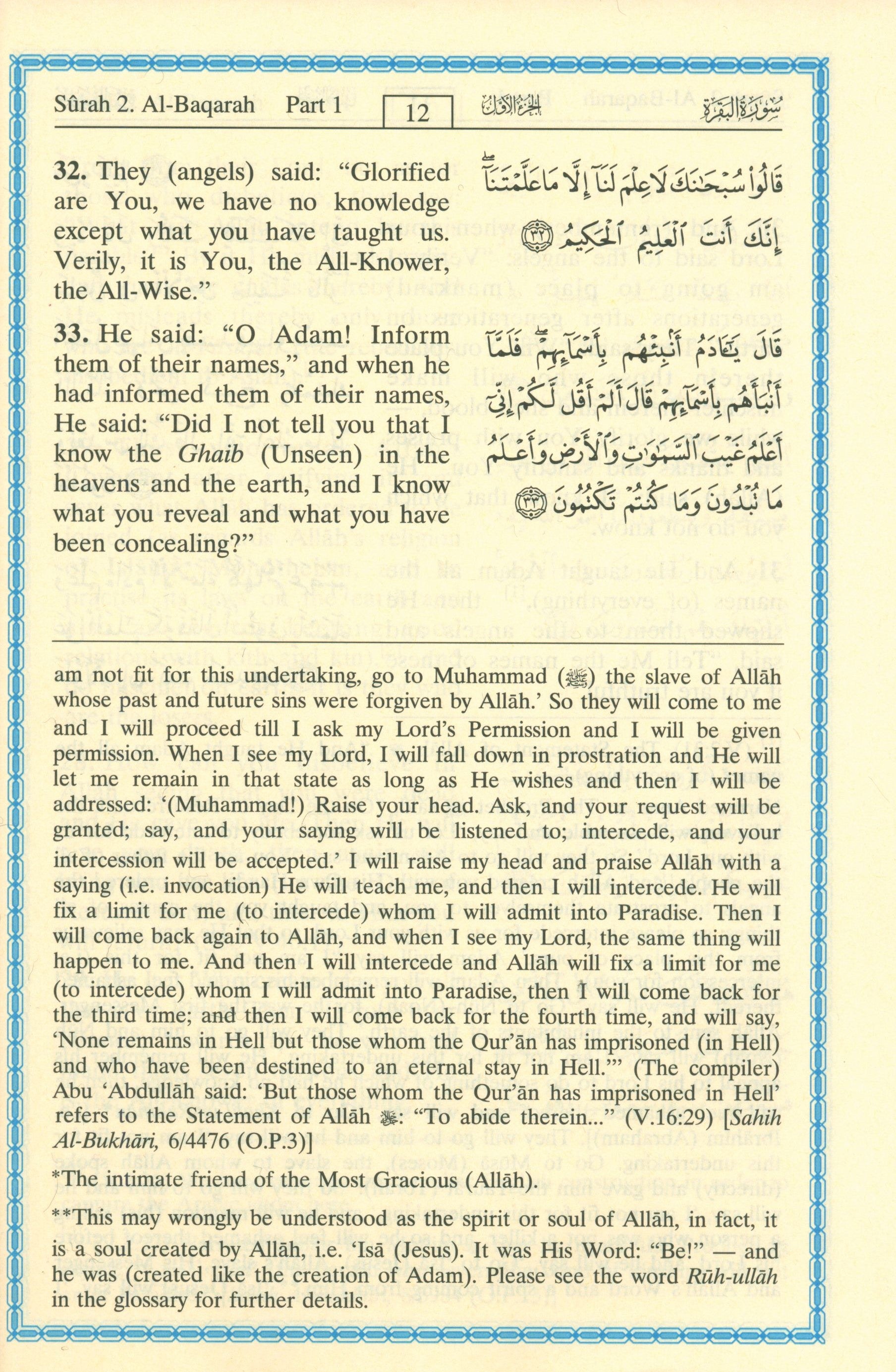 Interpretation of the Meanings of the Noble Qur'an in the English Language 6 X 8.5 Inches