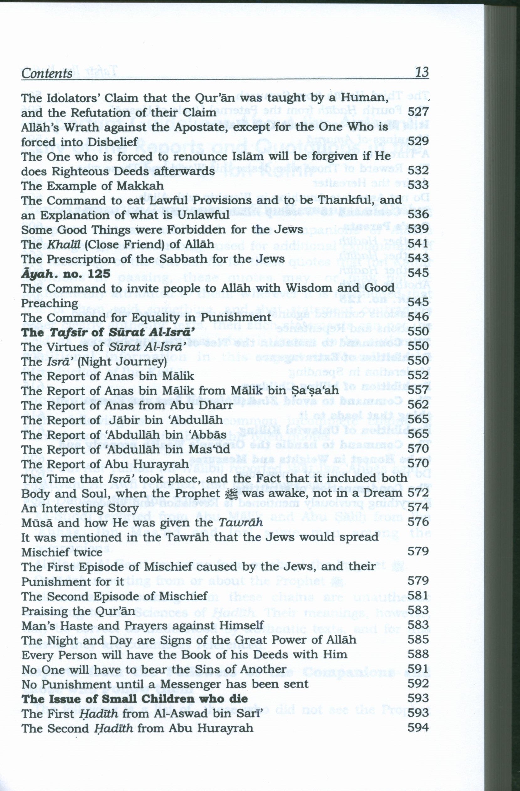 Tafsir Ibn Kathir (10 Volumes Set Abridged)