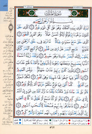 تجويد القرآن جزء تبارك الجزء 29 (7