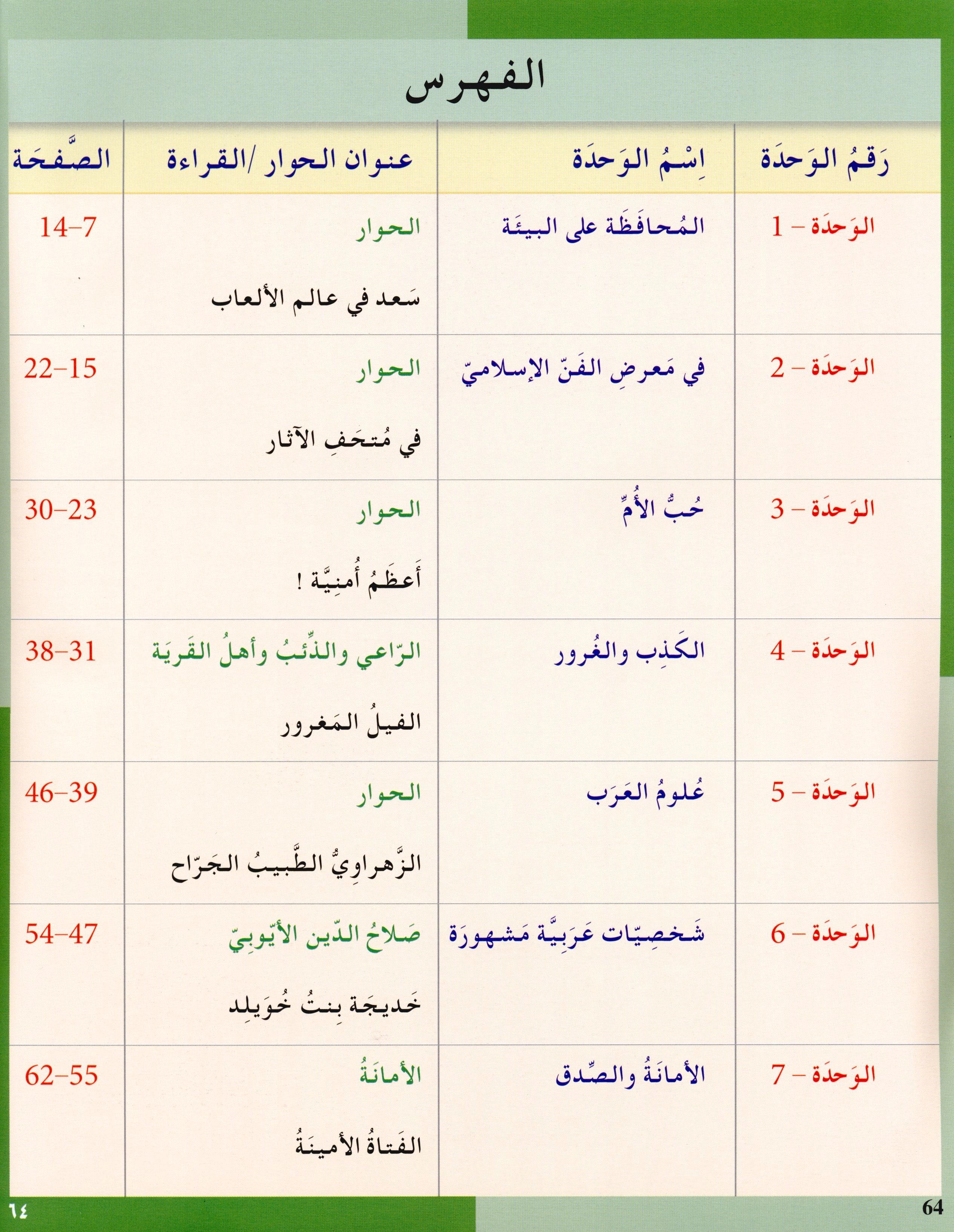 I Love The Arabic Language Textbook Level 6 أحب اللغة العربية وأتعلمها