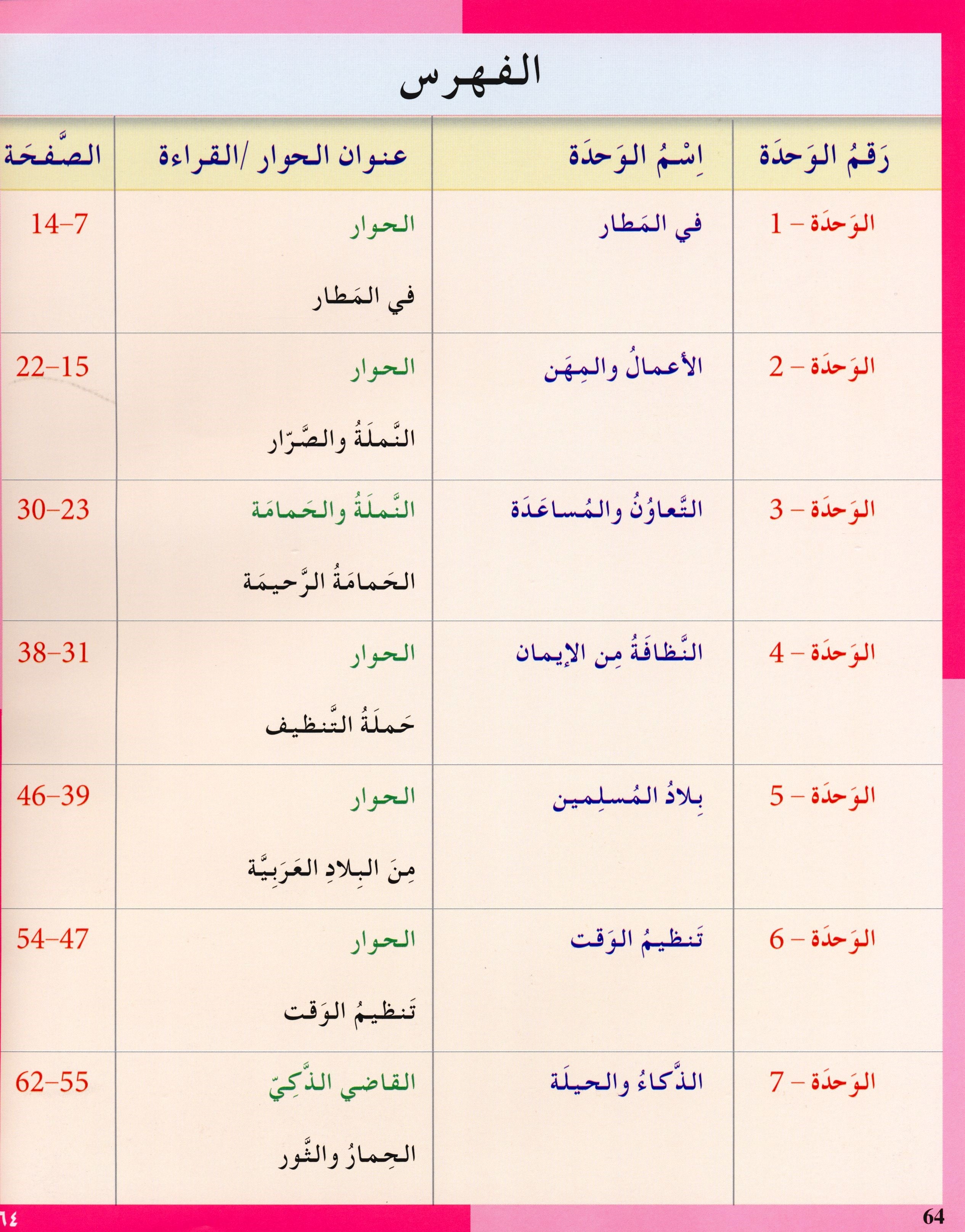 I Love The Arabic Language Textbook Level 5 أحب اللغة العربية وأتعلمها