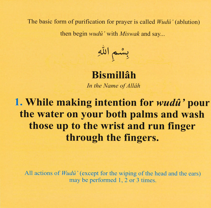 My Wudu Book