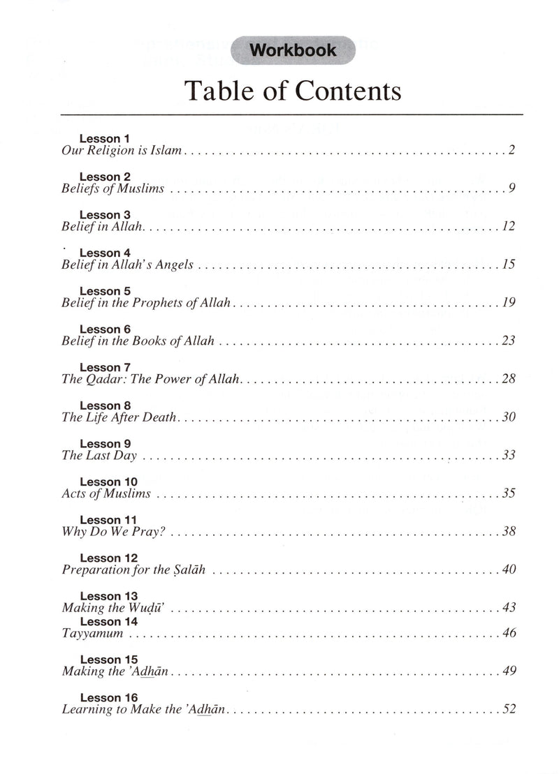 Our Faith and Worship Workbook Volume 1