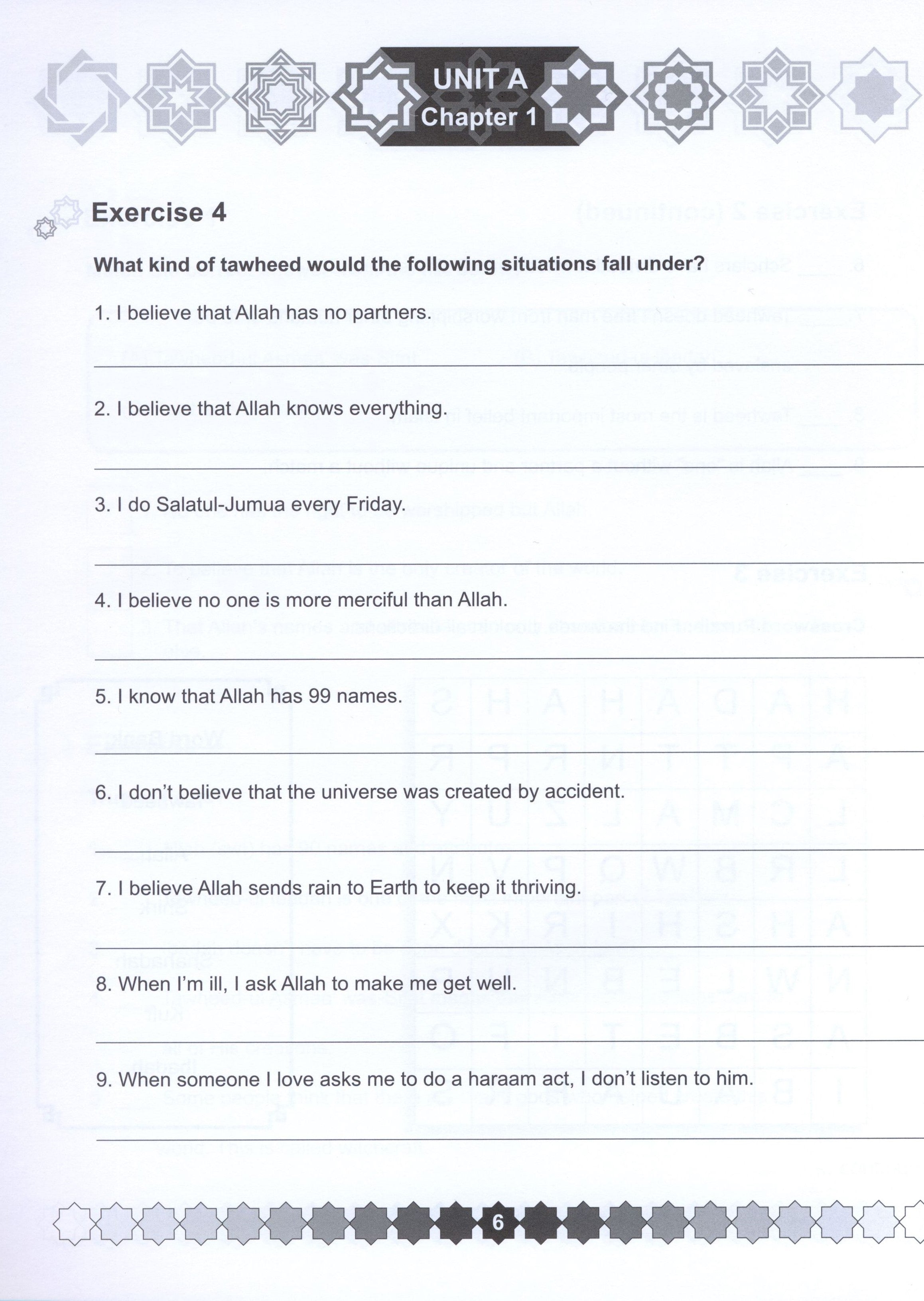 I Love Islam Workbook Level 5 - First Edition